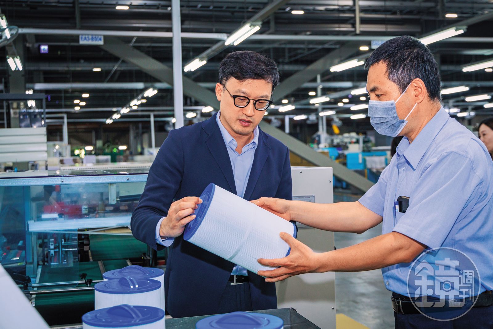 溢泰是台灣出口濾心的龍頭製造商，從家用到游泳池用的大型濾心都有生產。