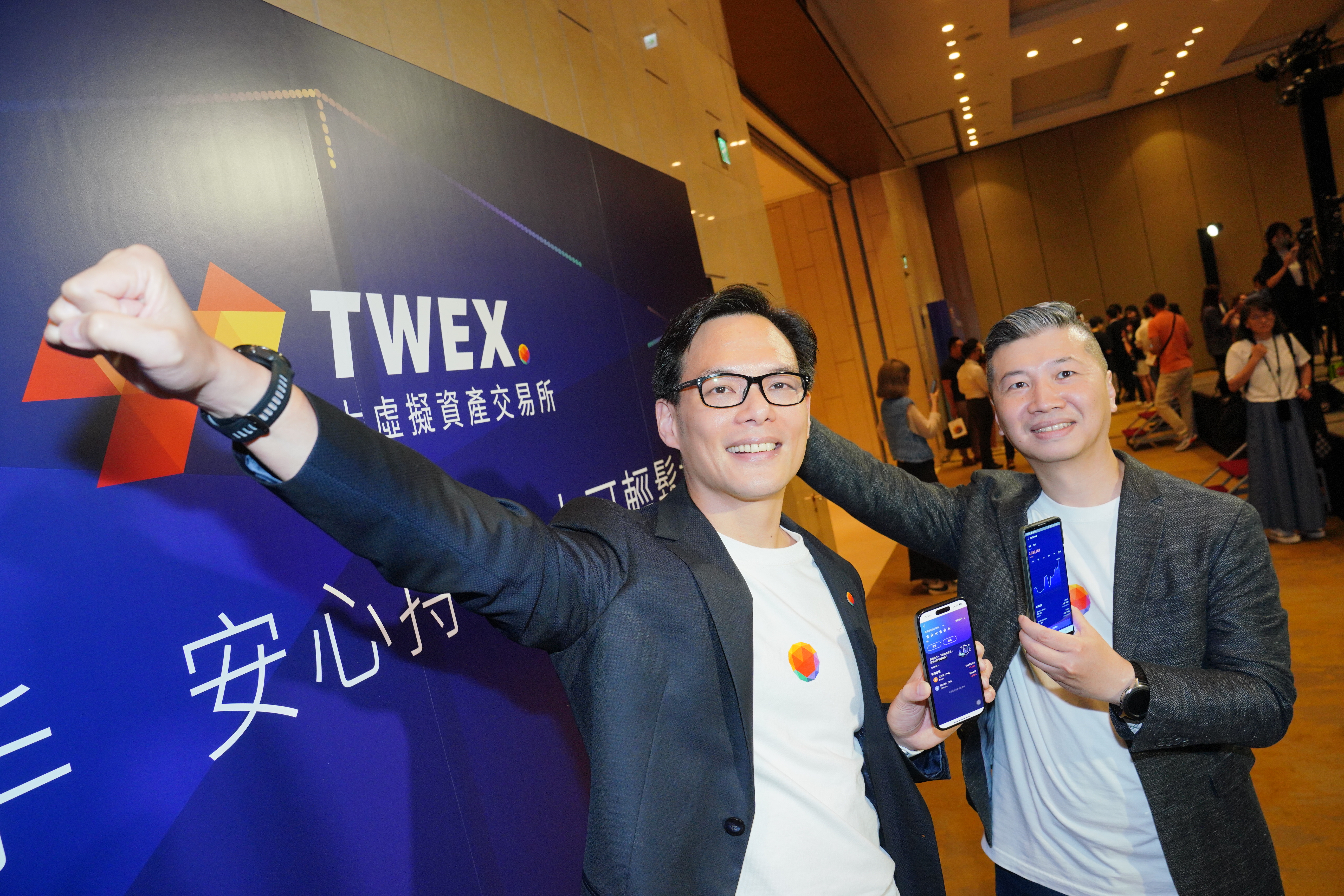台灣大虛擬資產交易所（TWEX）正式上線，台灣大總經理林之晨出席活動。