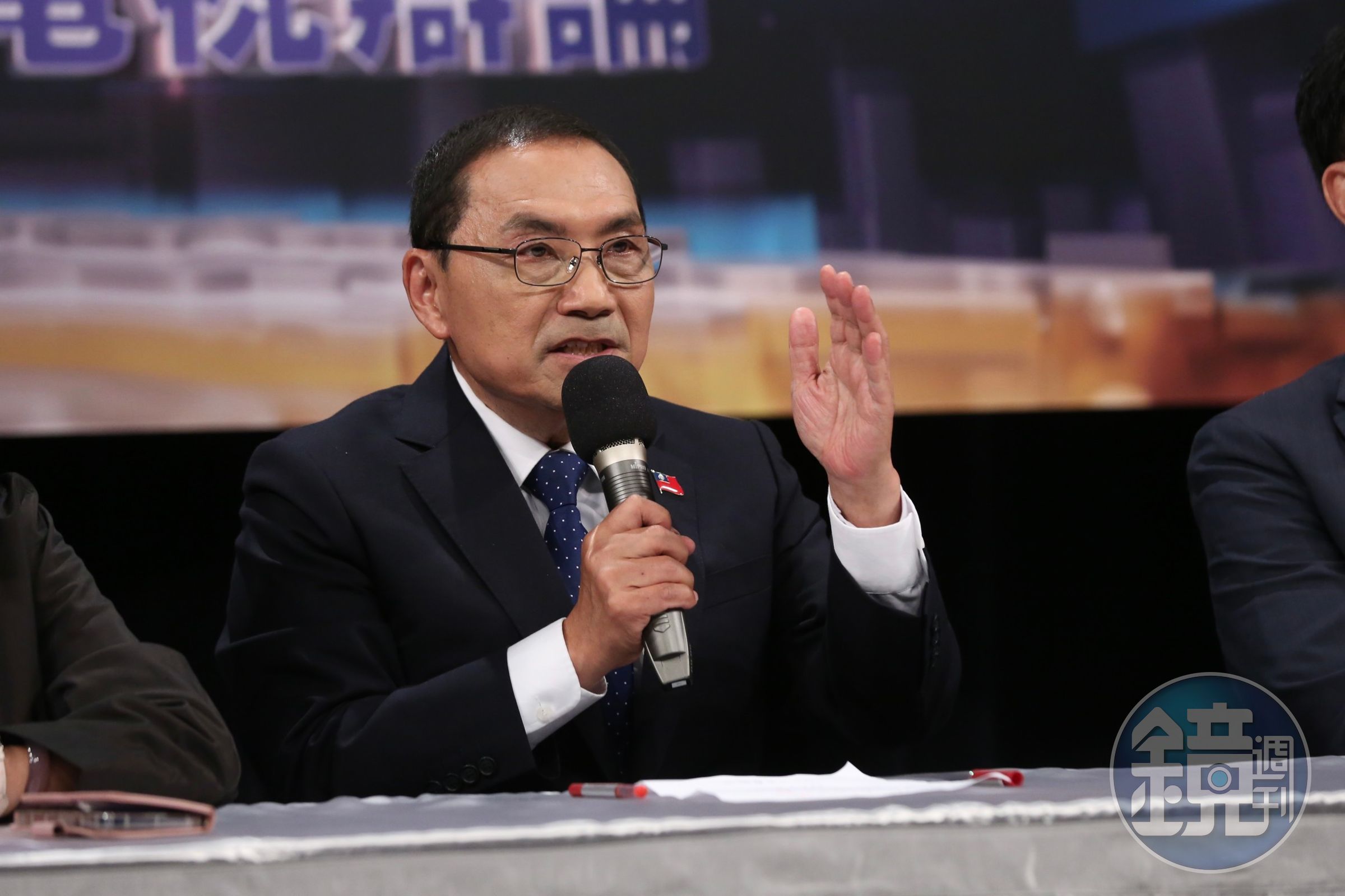 總統辯論會今日登場。圖為侯友宜。