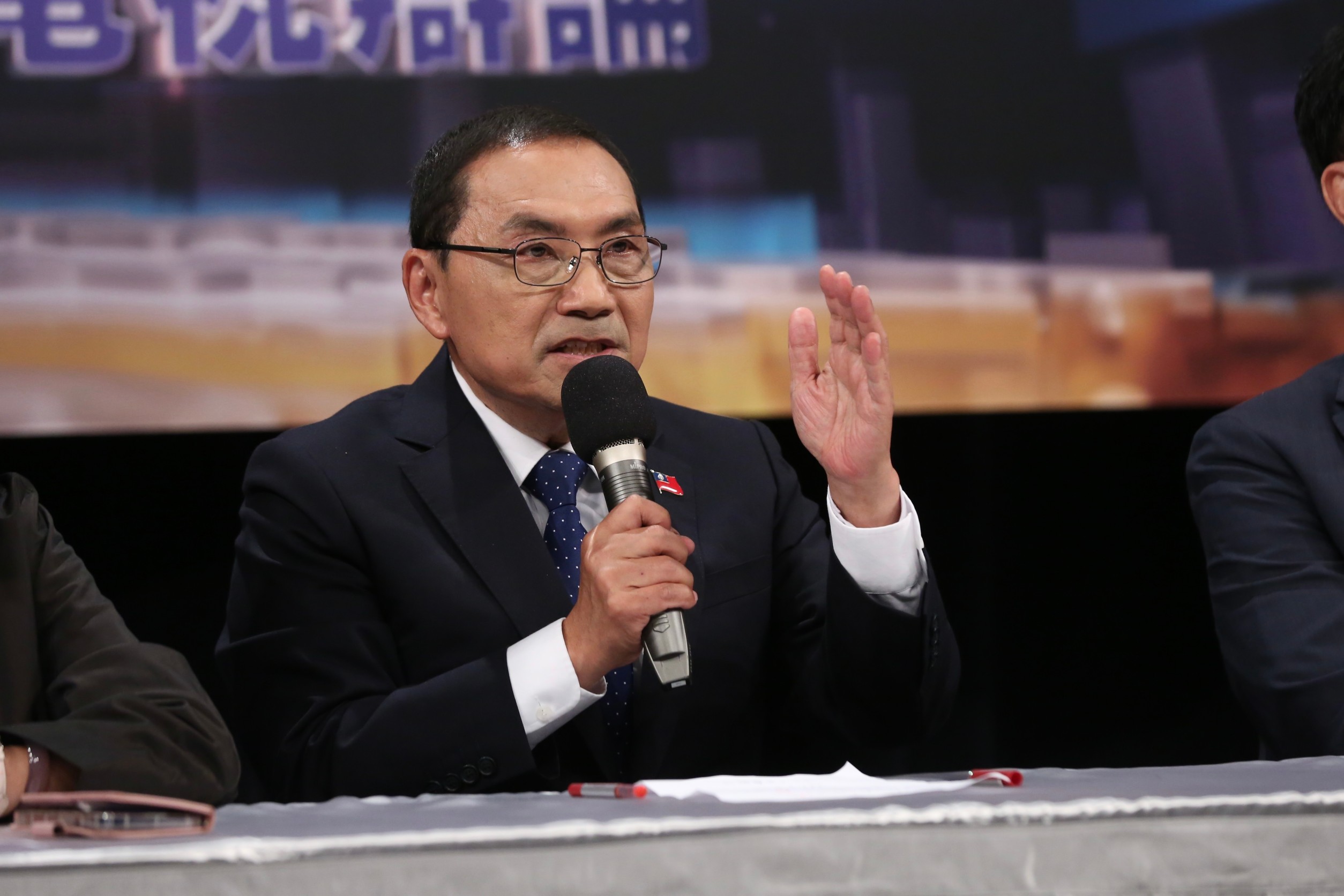 總統辯論會今日登場。圖為侯友宜。