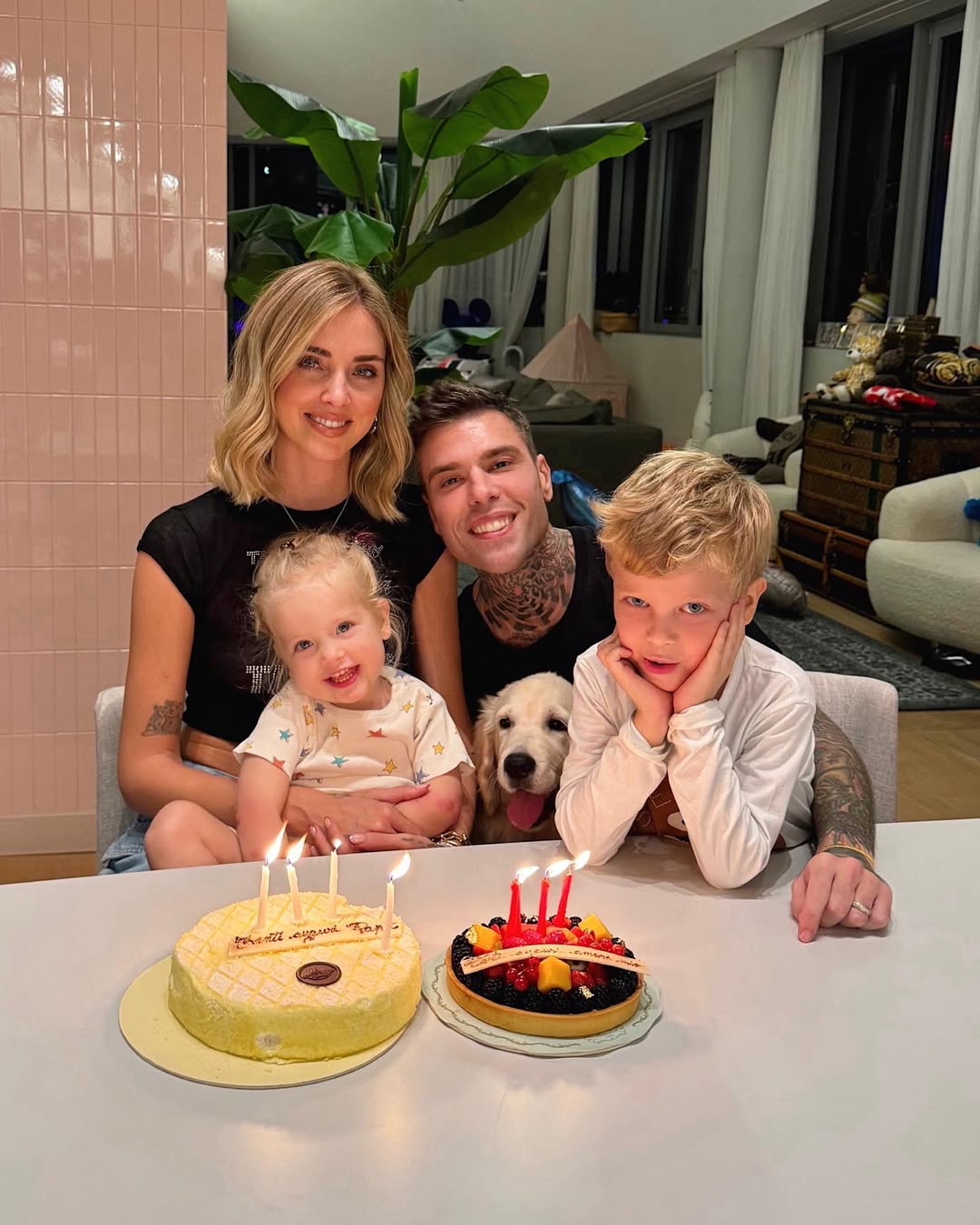 法拉格尼和費德茲育有一雙子女，兩人在2024年離婚。（翻攝chiaraferragni IG）