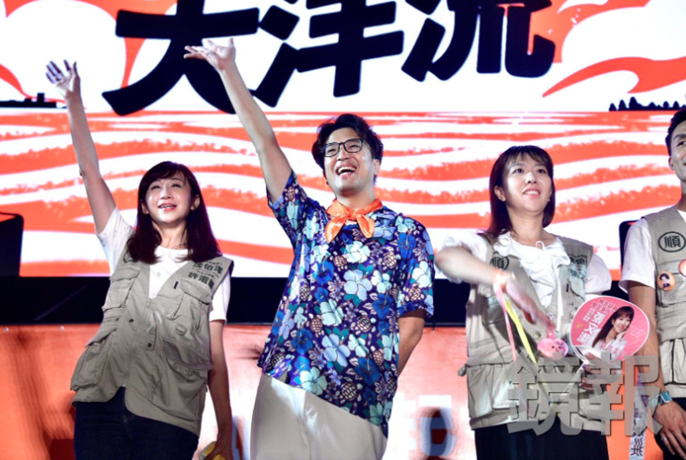 前立委邱毅發文直接點名趙少康正是助長「洋流」的推波助瀾者。(鏡報李智為攝)