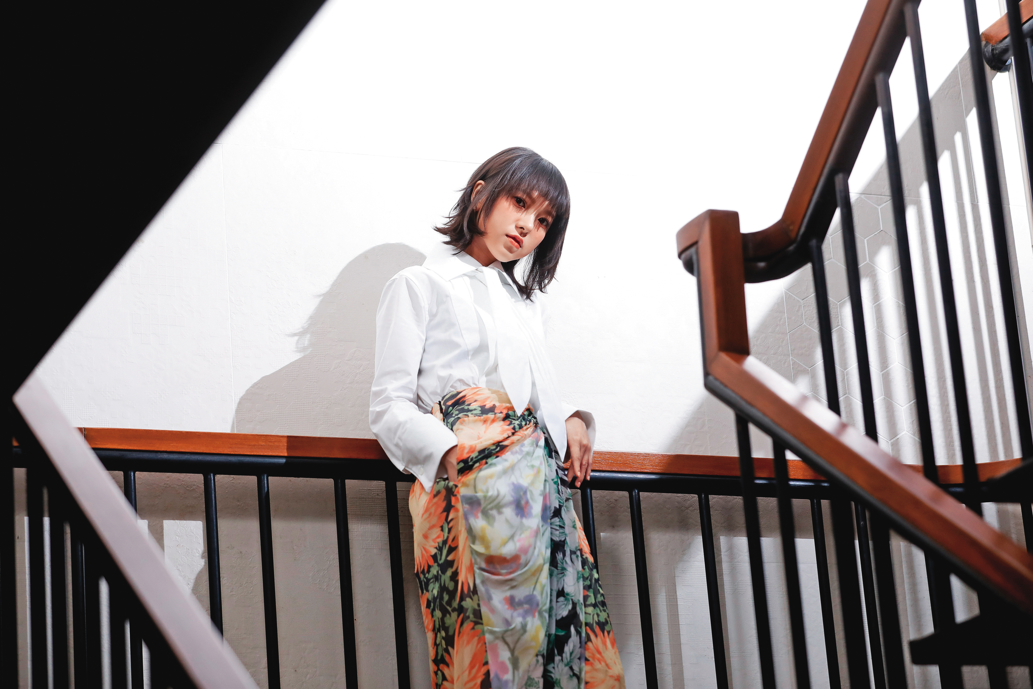 項婕如不時的捏緊大腿改變自己，因為只有自己可以改變人生。