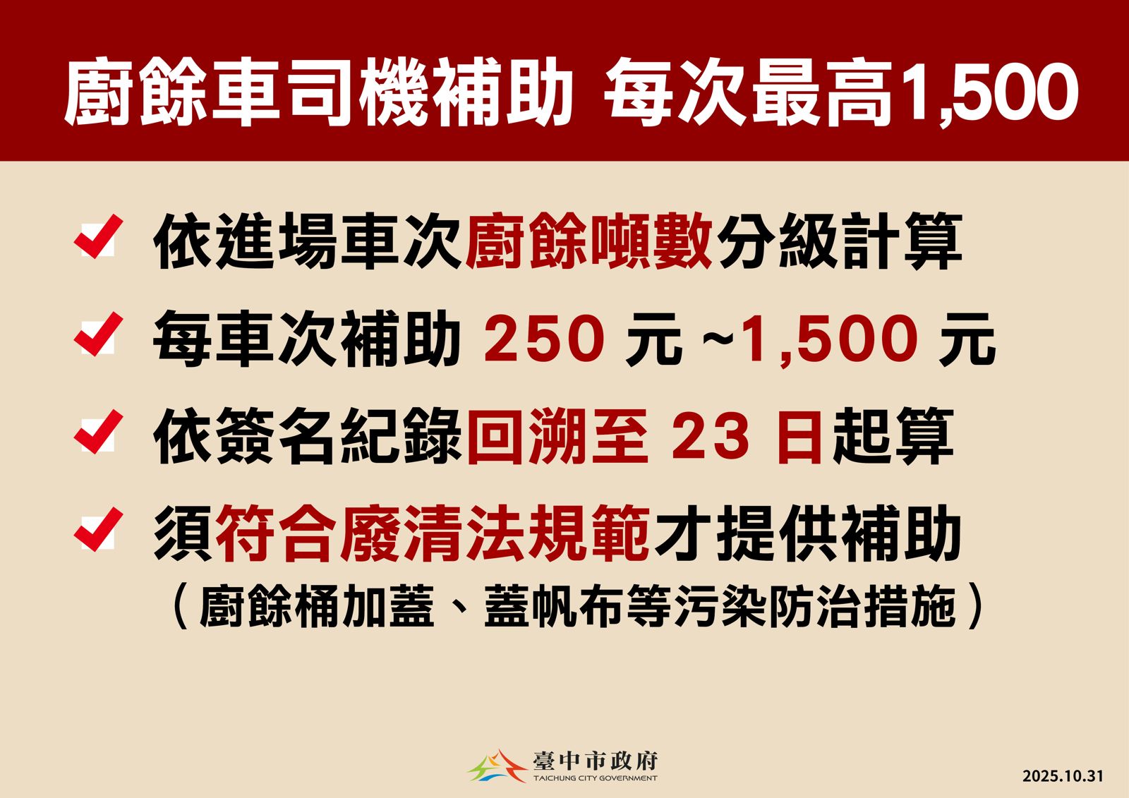 盧秀燕表示,中市府要提出3大方案支持第一線的防疫戰士。(台中市府提供)