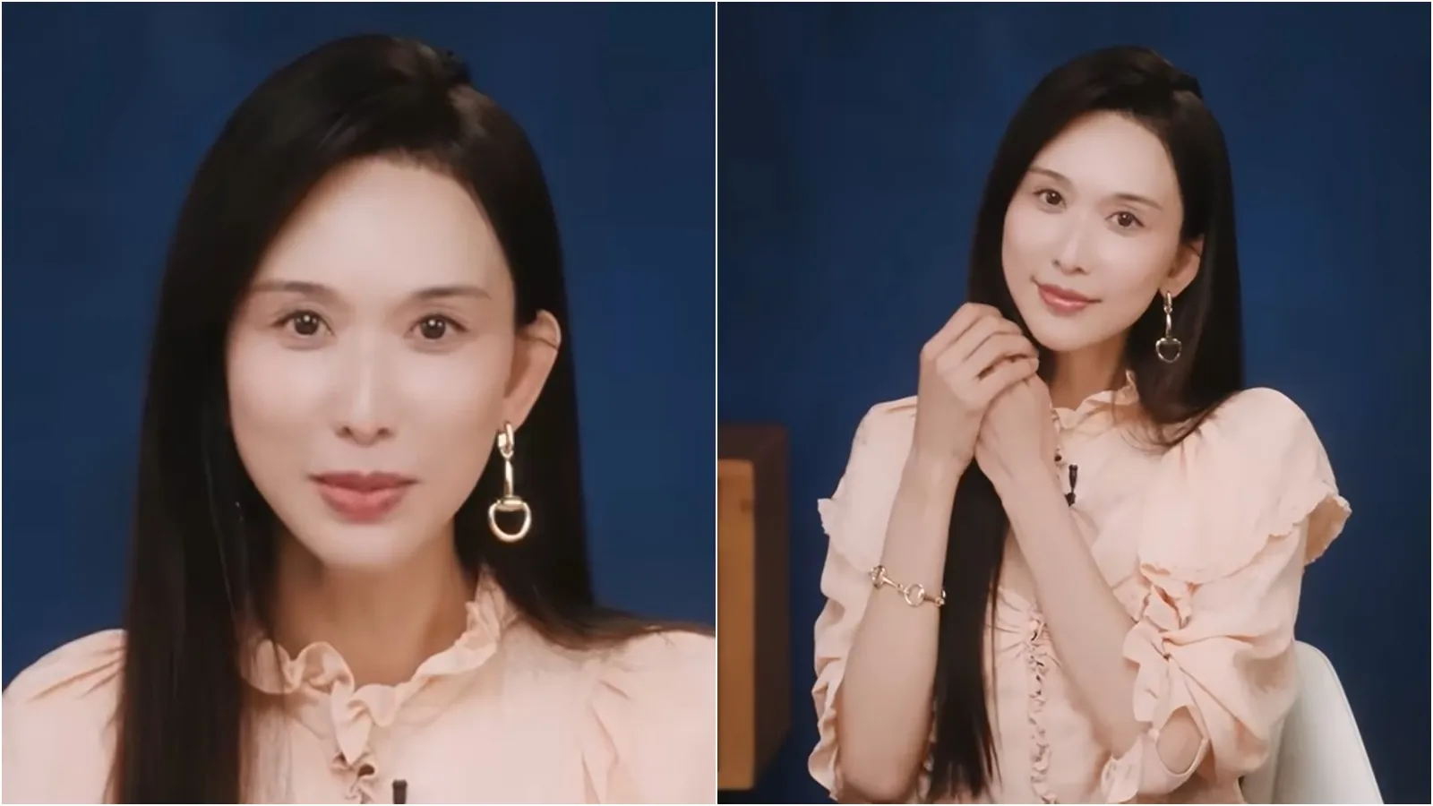51歲女神林志玲在最新影片中，被認為容貌與過去不太一樣。（翻攝VOGUE Taiwan YT）