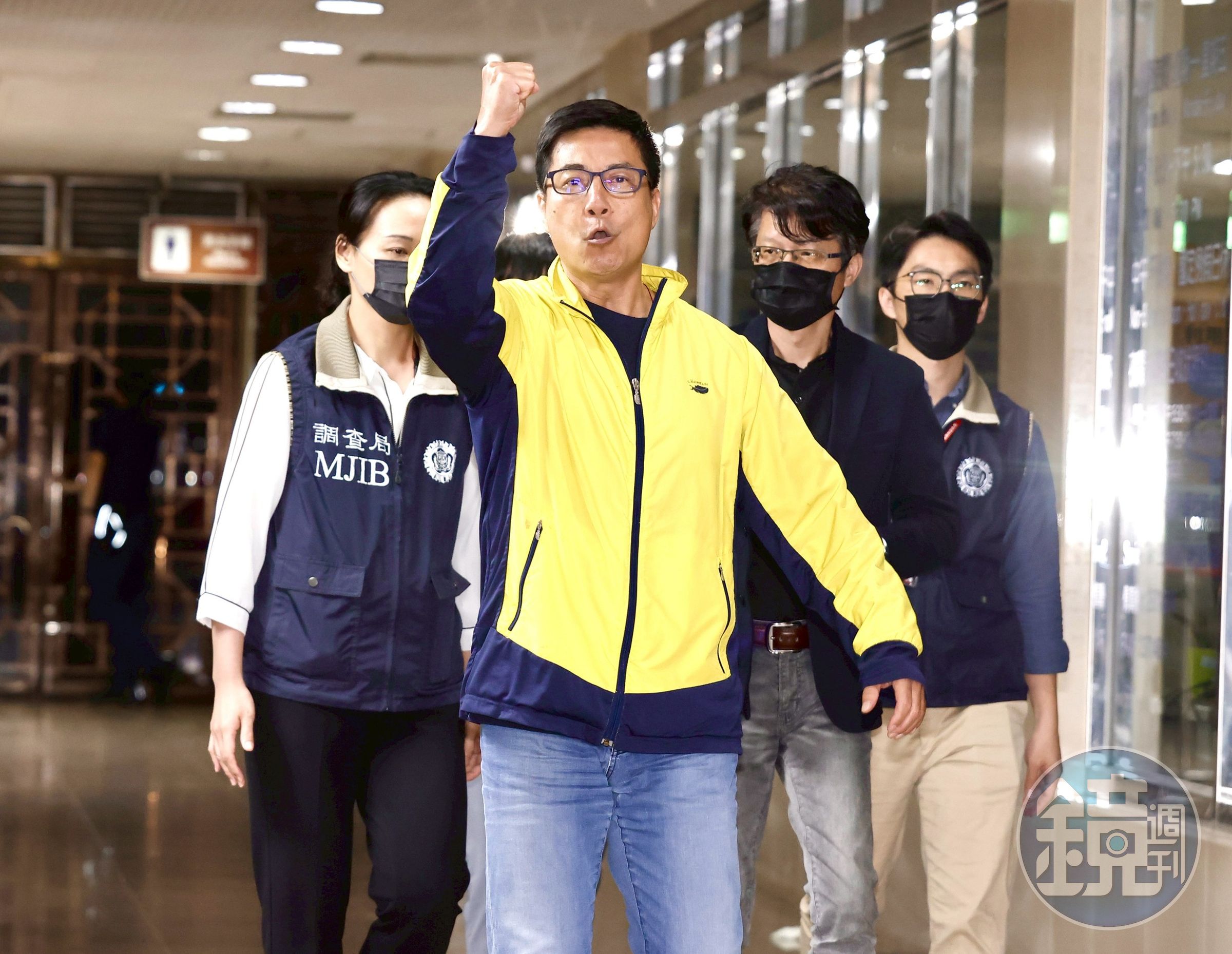 姚富文現身時高喊台北罷雙吳。