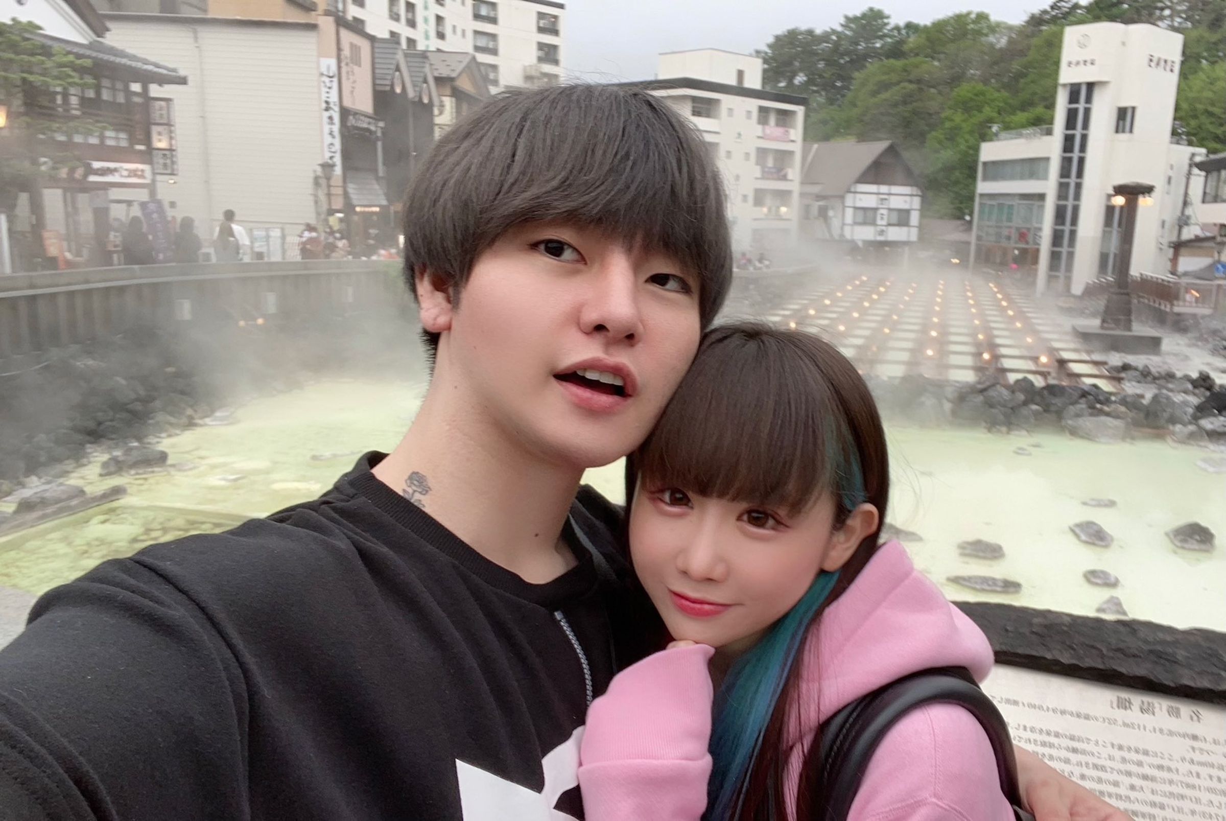 Yurinya曾在社群曬出與齋藤太一的甜蜜合照，如今因男方的性暴力醜聞而分手收場。（翻攝網路）