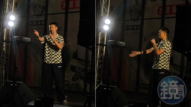 獨家／陳大天閃兵案沉寂近一年重返舞台！現身音樂節唱自創曲　模仿才華全開