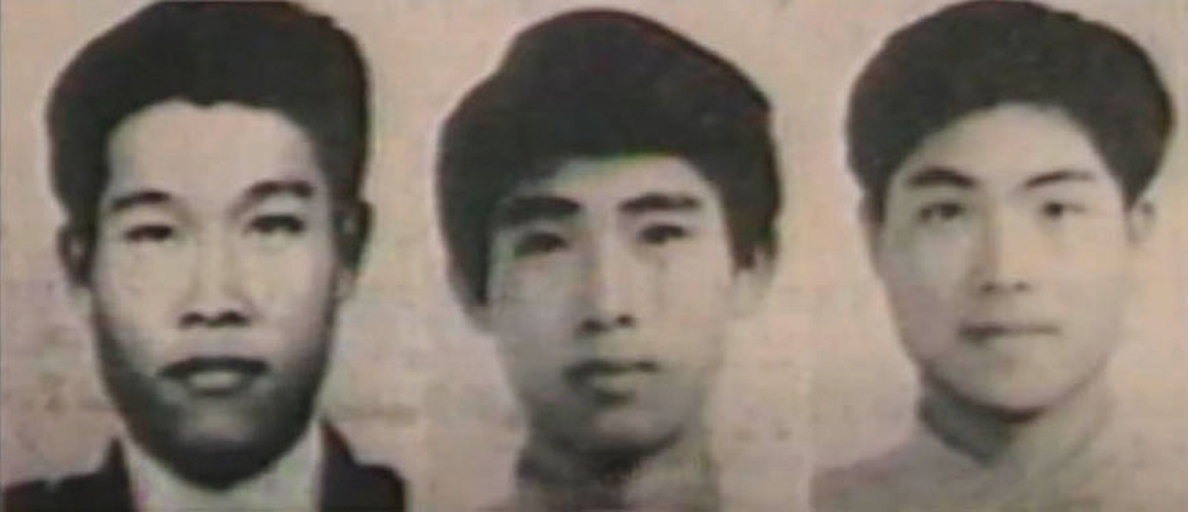 新進員警蔡聖豐(左)、呂宗炫(中)、張榮明(右)也不幸因公殉職。(翻攝東森新聞)
