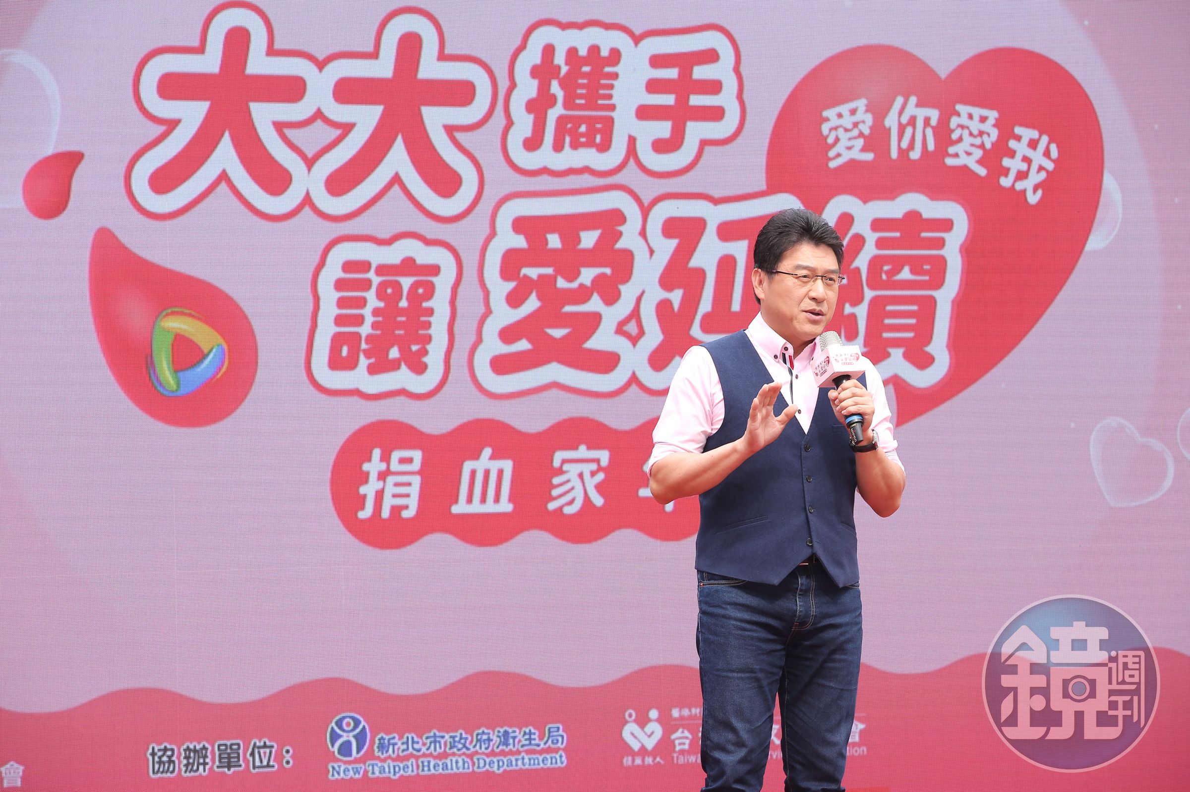 謝震武表示，每一滴熱血，都是對生命的守護。