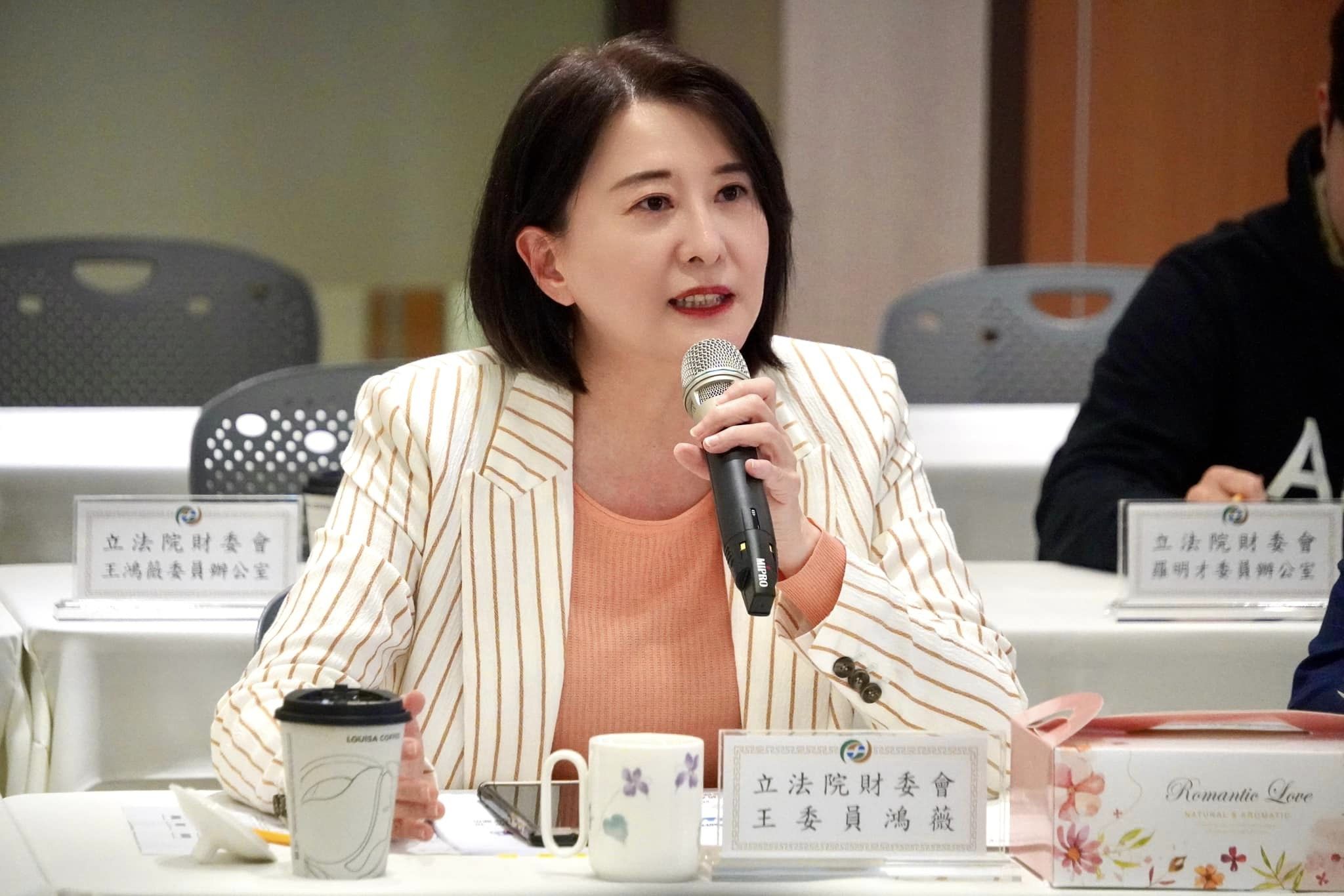 立委王鴻薇質疑準經濟部長郭智輝曾違反《證交法》,還協助中國設晶圓廠。(翻攝自王鴻薇臉書)
