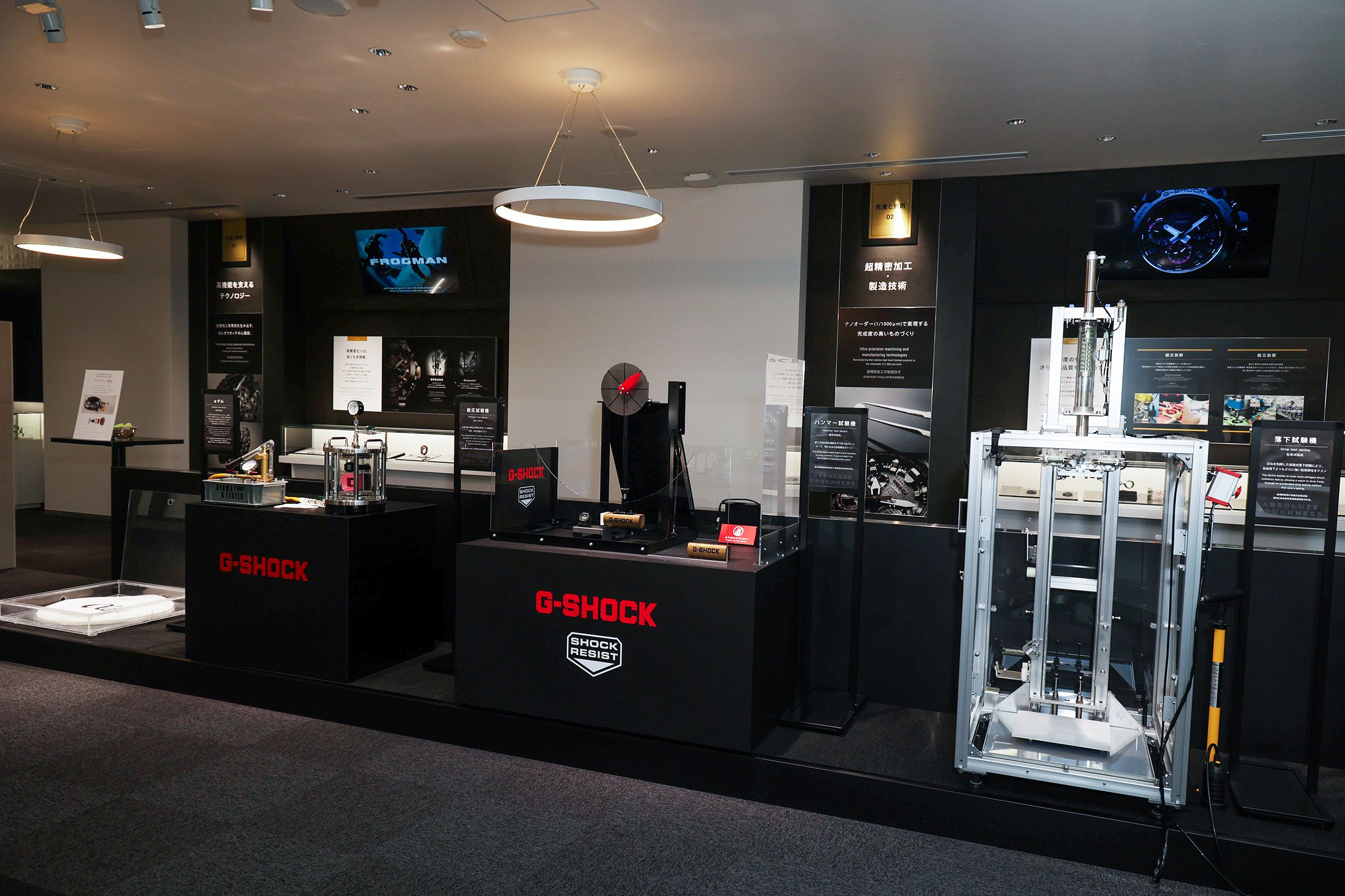 G-SHOCK的「刑具」們,用來宣示手錶的強大耐衝擊性能。