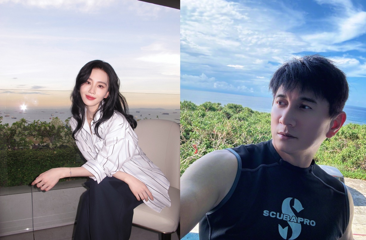 劉詩詩、吳奇隆又被傳離婚,劉詩詩工作室曬美照,懶理流言。(翻攝自微博)