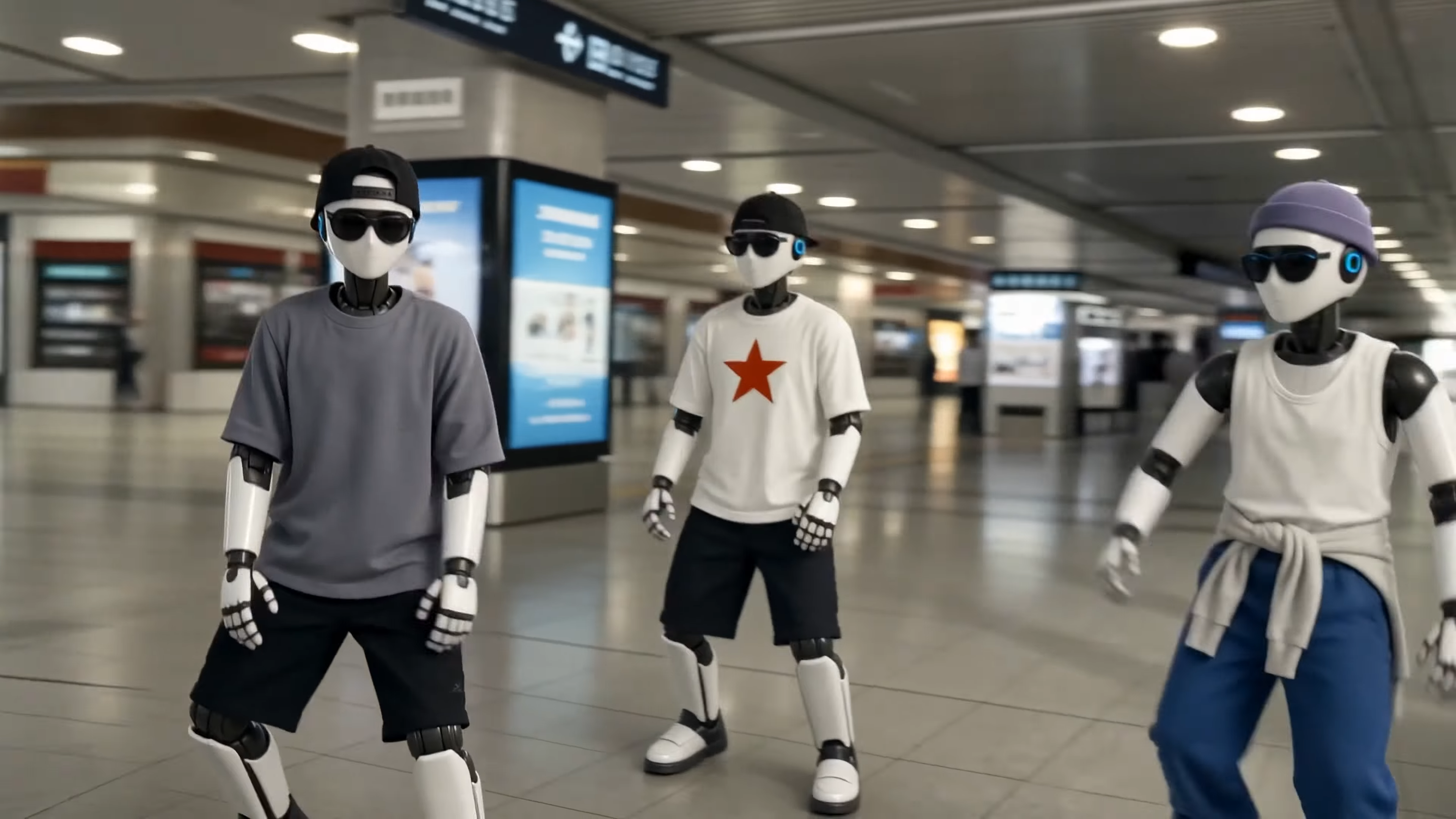 輝達GTC的謝幕影片用了台北車站大廳當背景，致敬了林強的經典歌曲〈向前走〉。（翻攝自
NVIDIA YouTube）