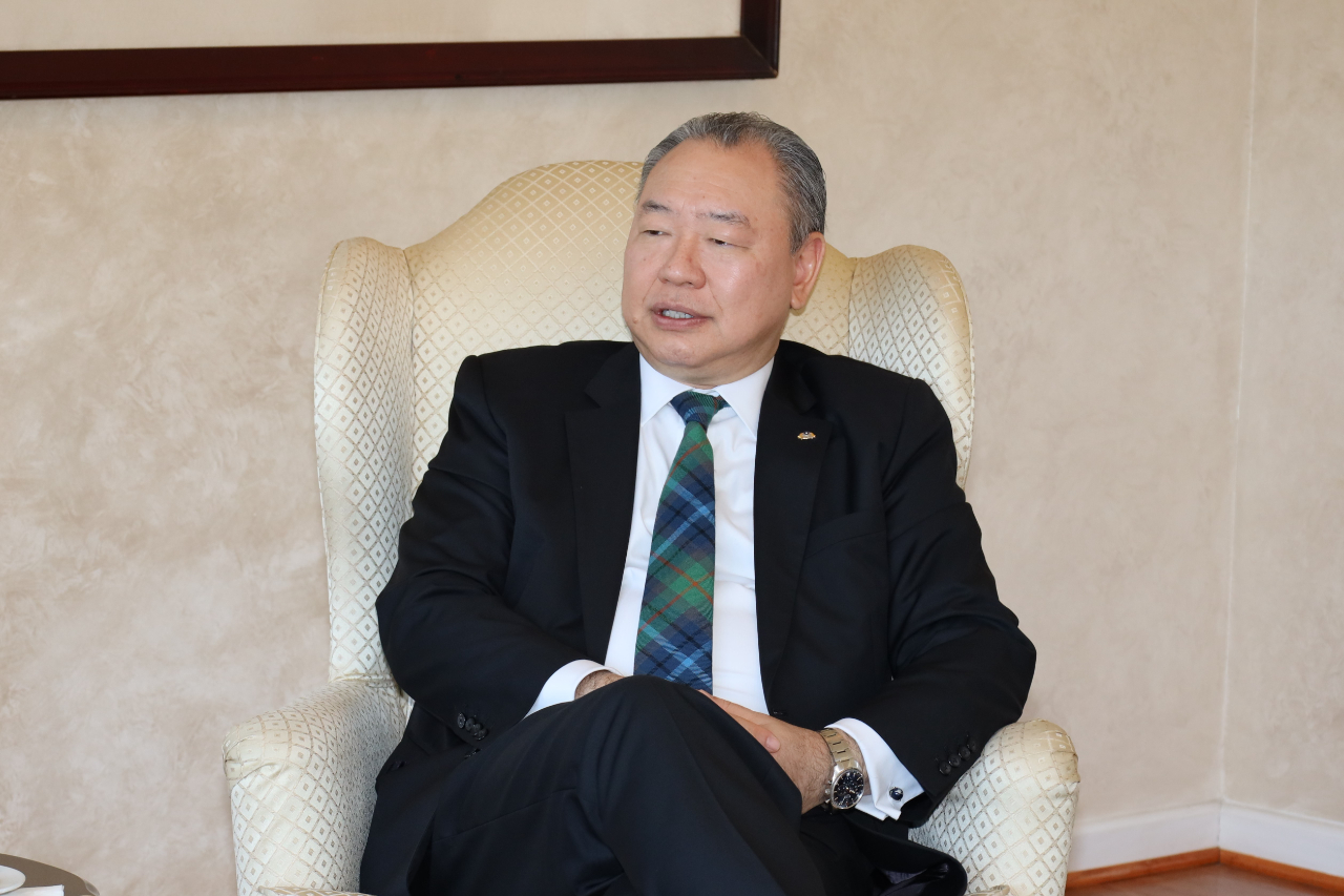 俞大㵢表示，台灣長期享有美跨黨派支持，期待與美新政府持續深化合作關係。（翻攝自駐美代表處網站）