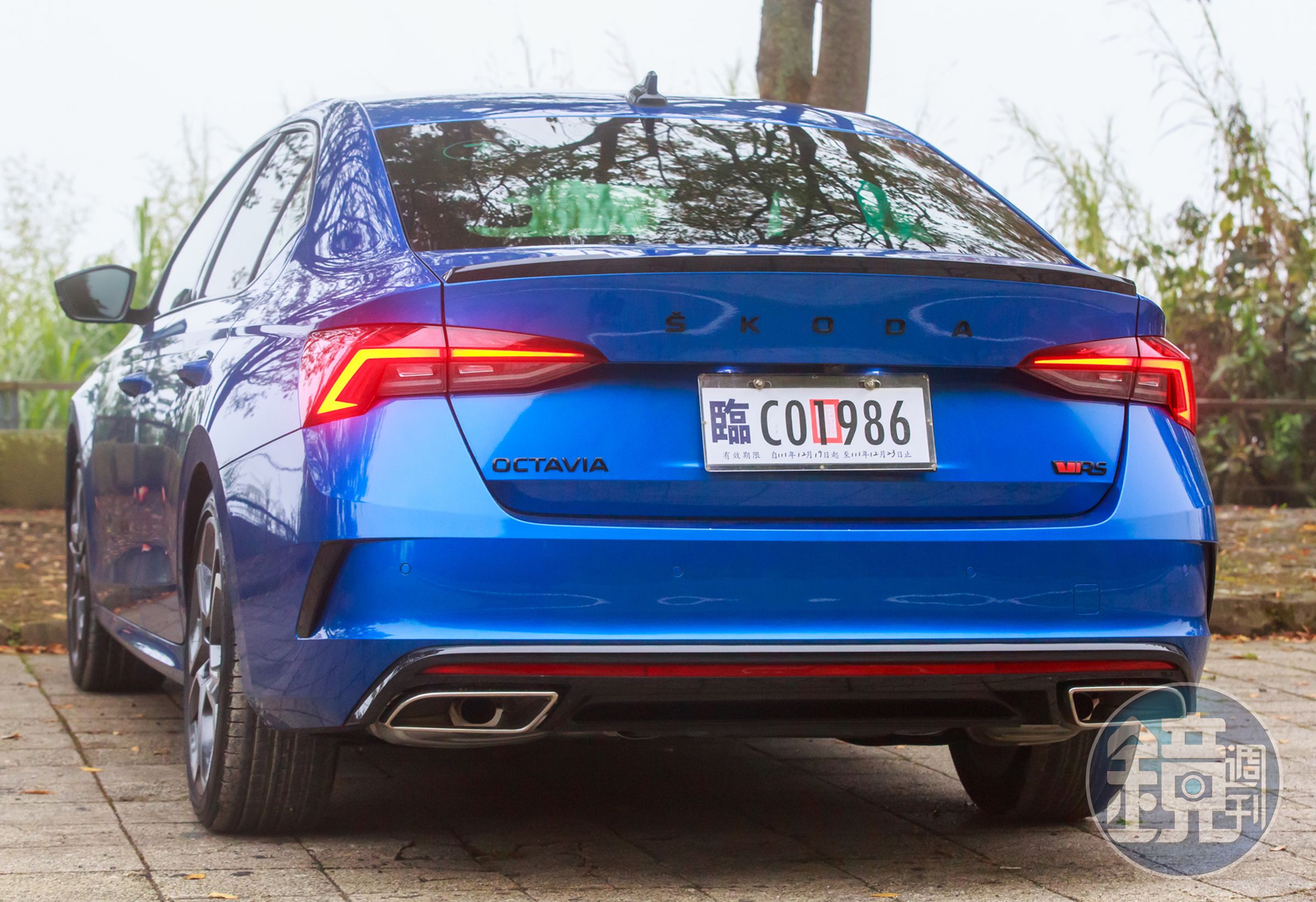Octavia RS提供Fastback與Combi兩種車型，圖為Fastback車款。