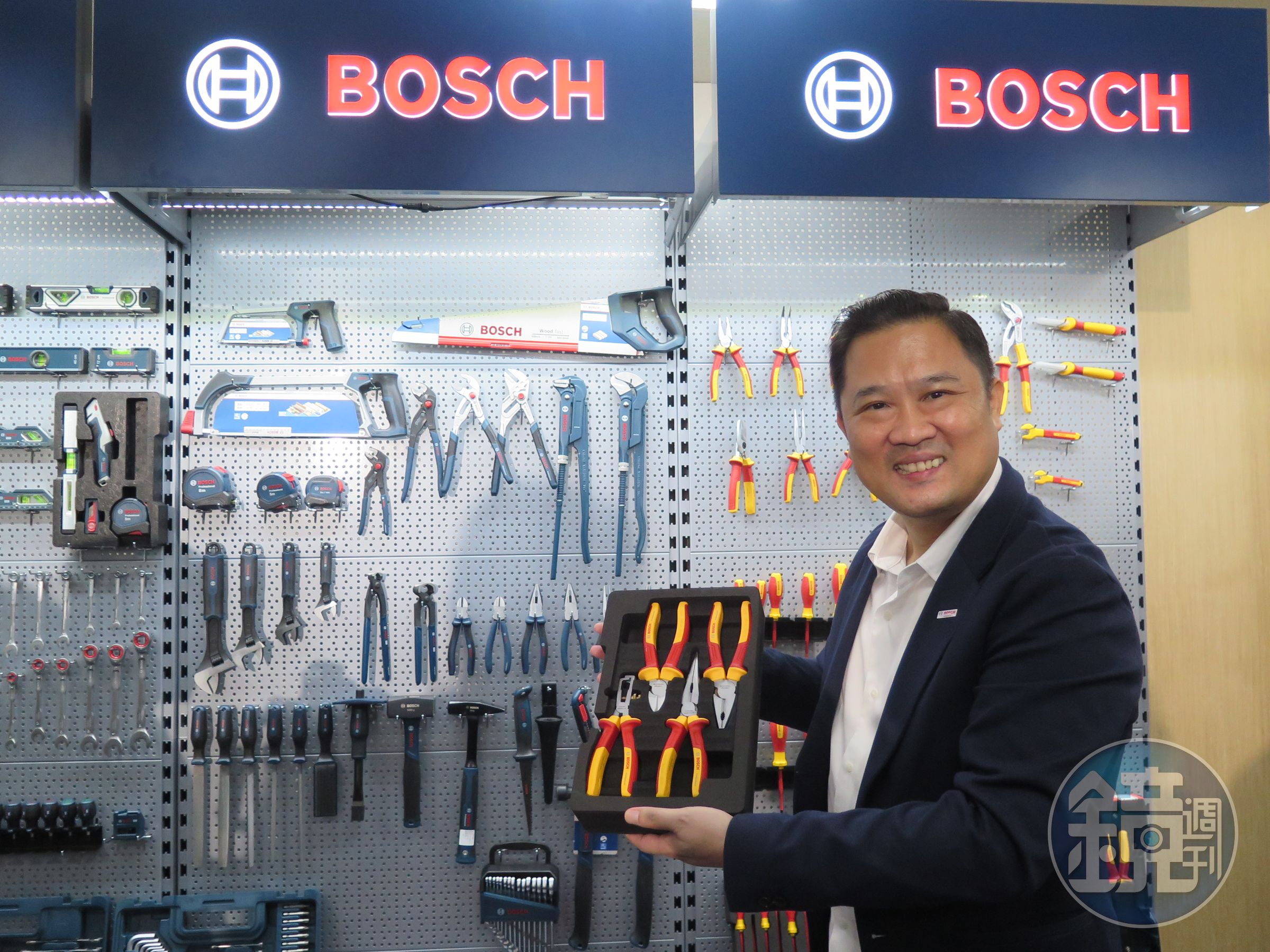博世今年在台灣推出300個專業手工具品項。