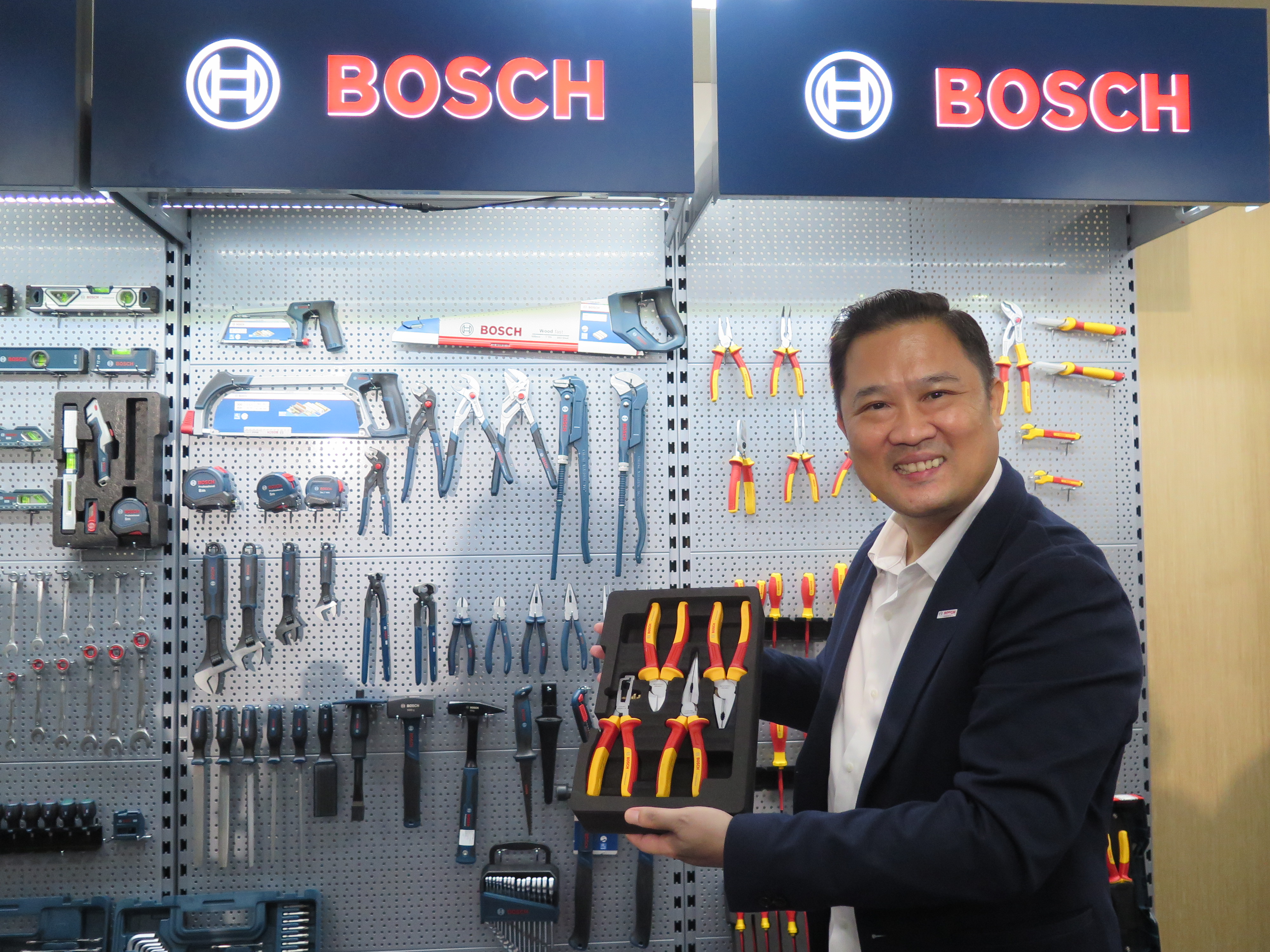 博世今年在台灣推出300個專業手工具品項。