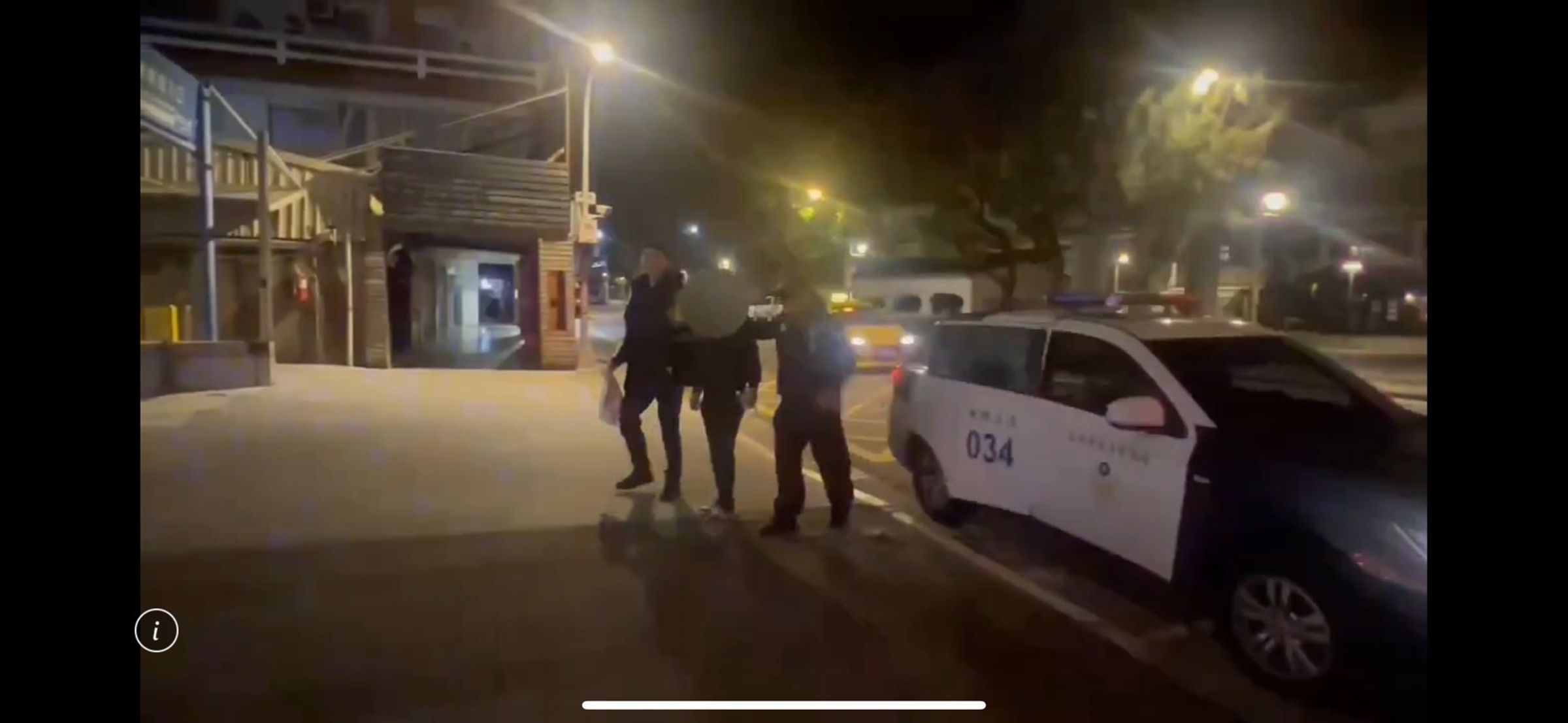 警方在案發後3小時便循線逮捕逞凶黃男。(翻攝畫面)