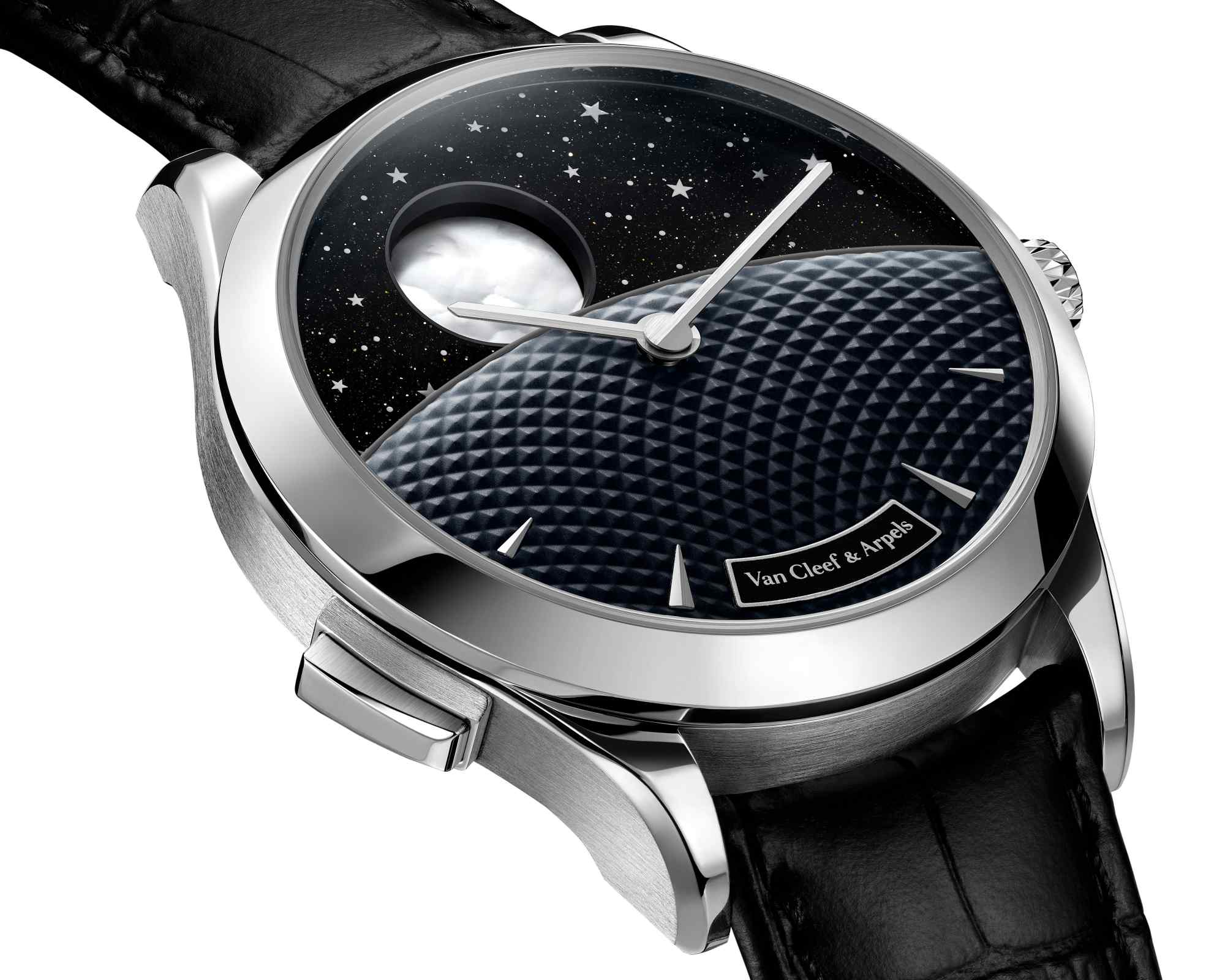 鐘錶與奇蹟 2026/召喚月光的魔法!梵克雅寶發表 Midnight Jour Nuit Phase de Lune 腕錶