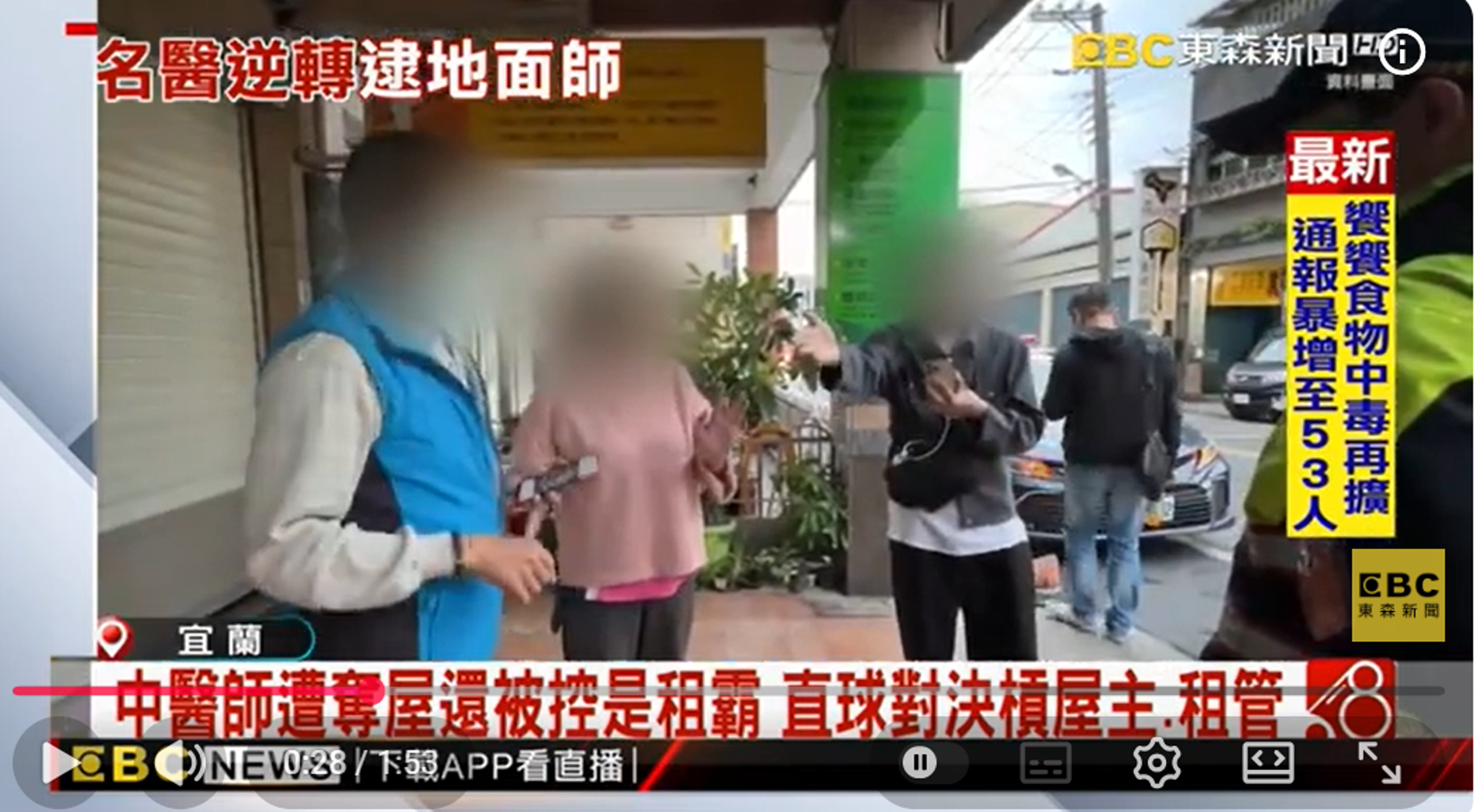 中醫夫妻檔指控遭「地面師集團」詐騙房產,鬧上新聞版面。(翻攝東森新聞Youtube)