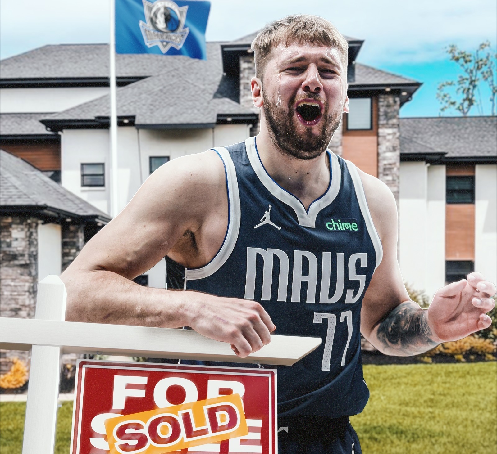 唐西奇遭前隊友爆料才剛在達拉斯買房，不過當地媒體報導其實沒有成交。（翻攝自臉書Basketball Forever）