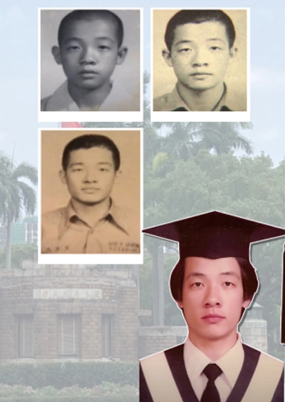賴清德高中重考，大學轉系，為當醫師讀了兩次大學。（翻攝自放言）