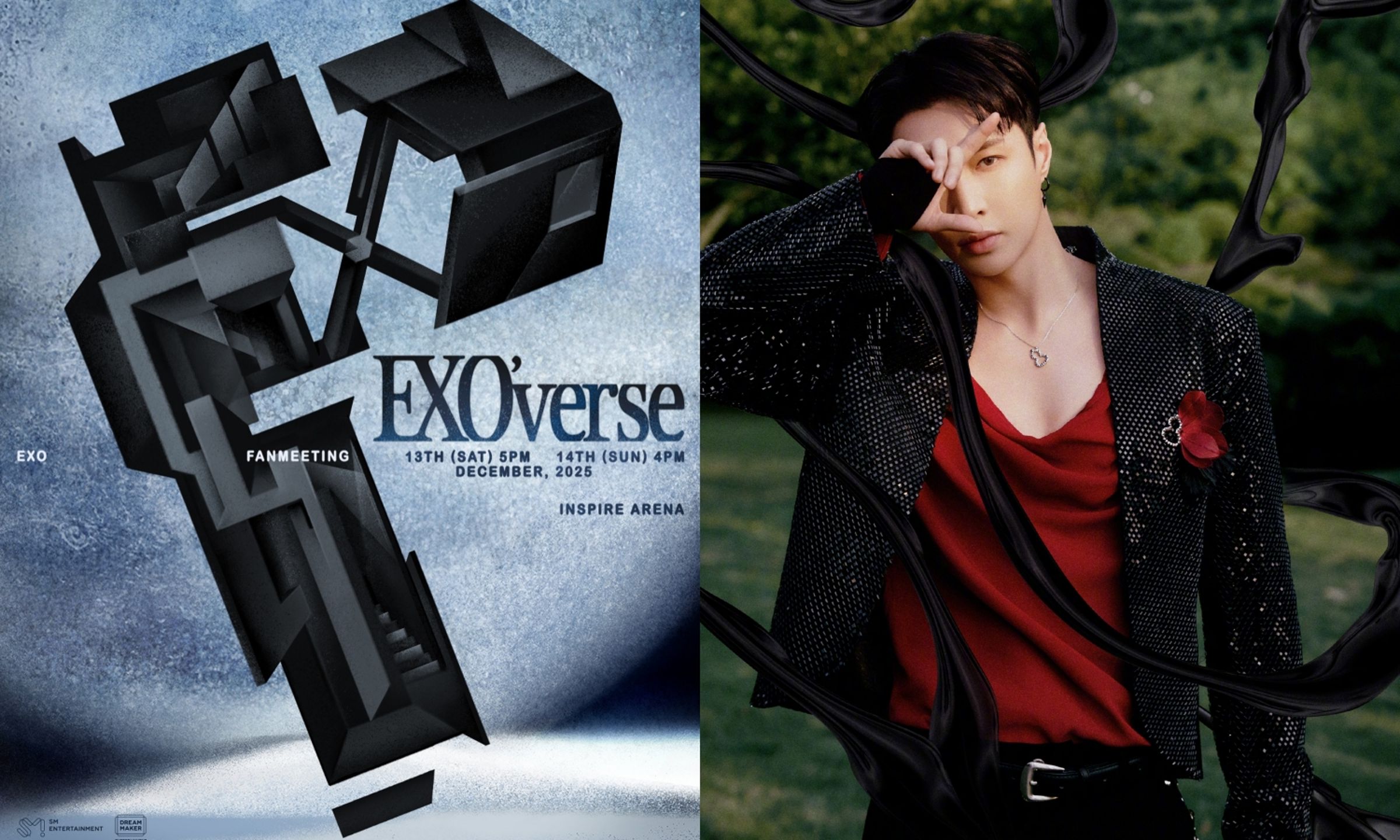 EXO宣布12月開見面會、明年第一季發正規專輯，LAY張藝興將歸隊。（翻攝EXO、張藝興IG）
