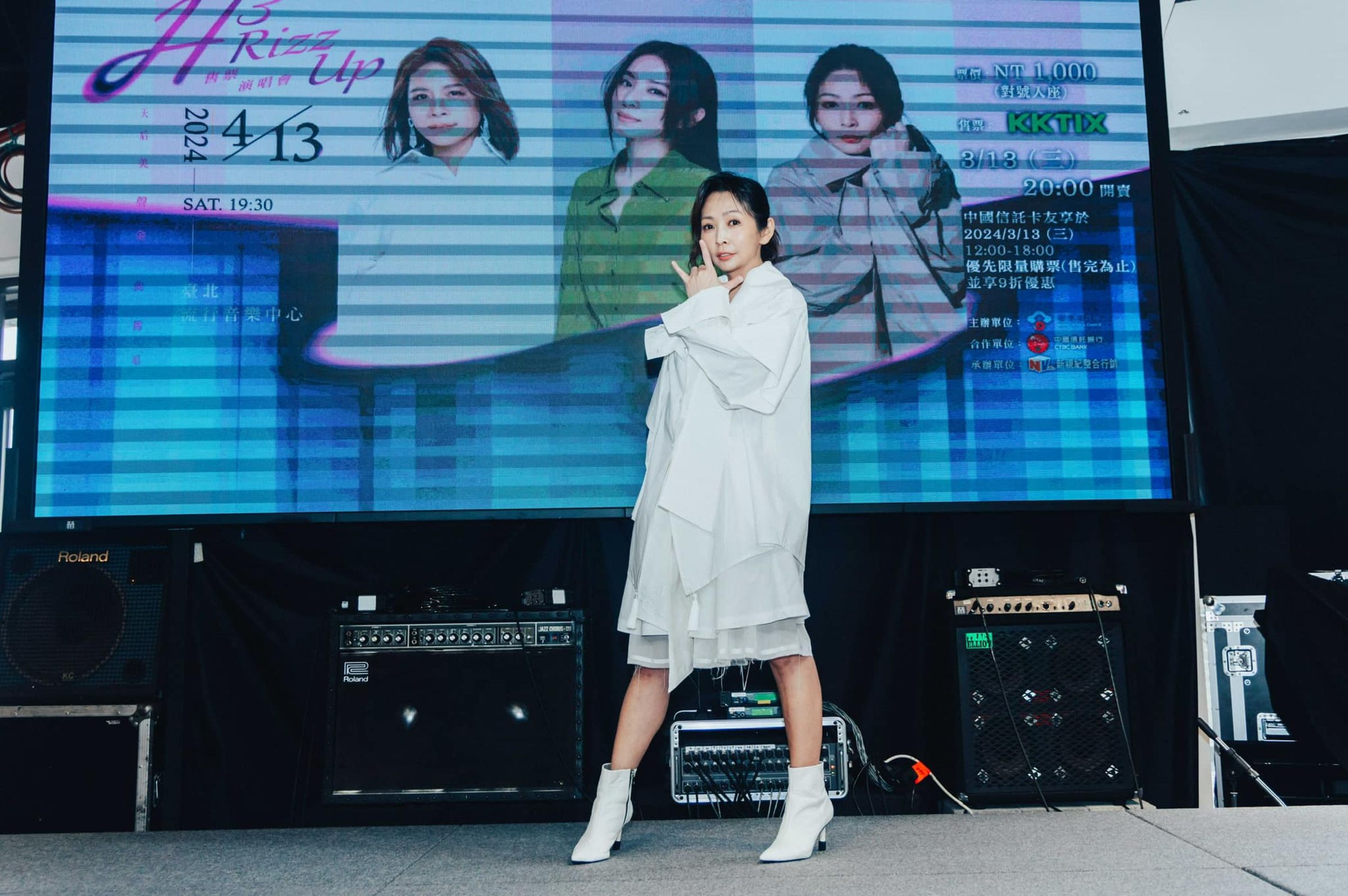 林曉培即將與Hebe田馥甄、江美琪唱進北流。（杰思國際娛樂提供）