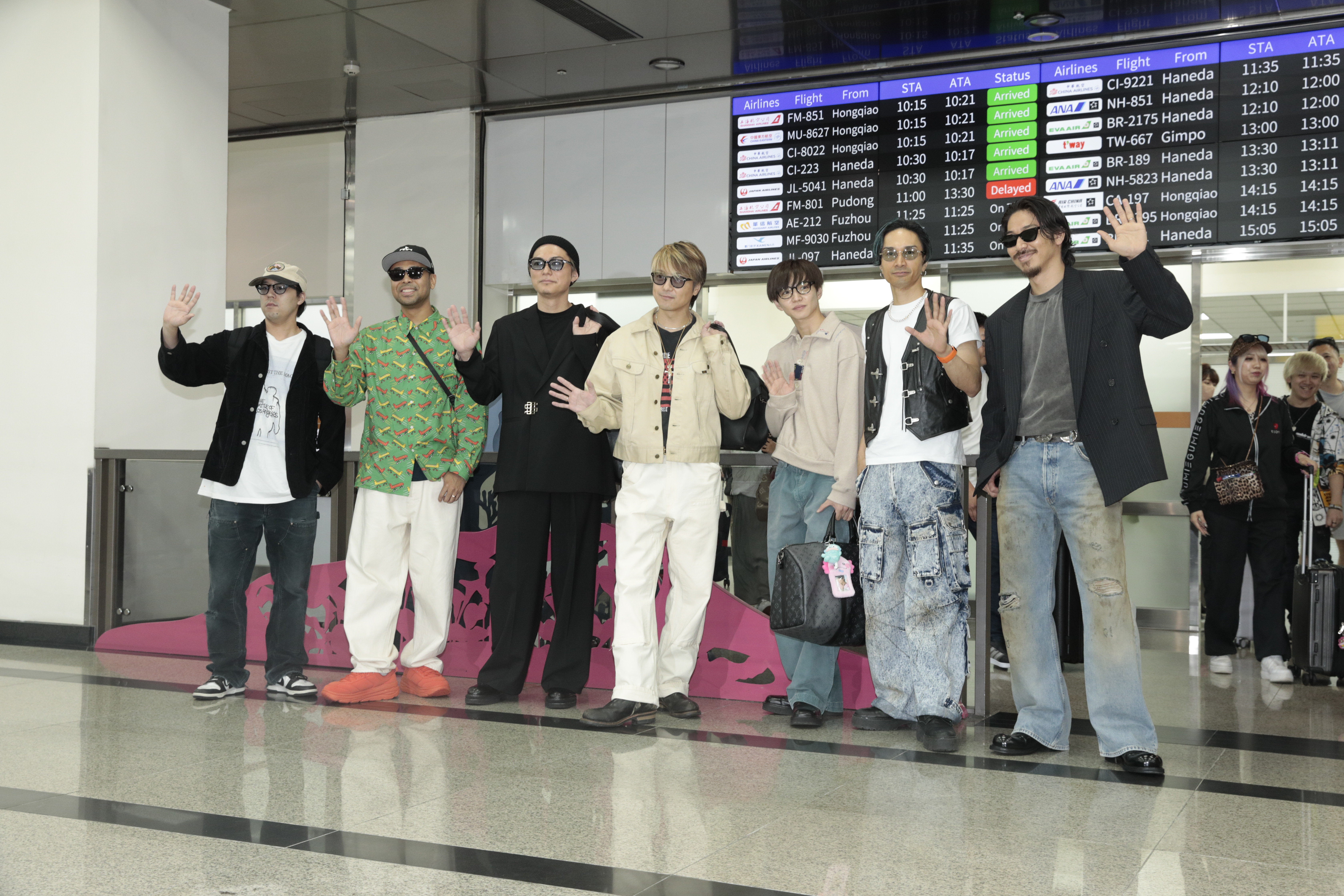 日本EXILE放浪兄弟今（13日）抵台為明天首次粉絲見面會作準備。