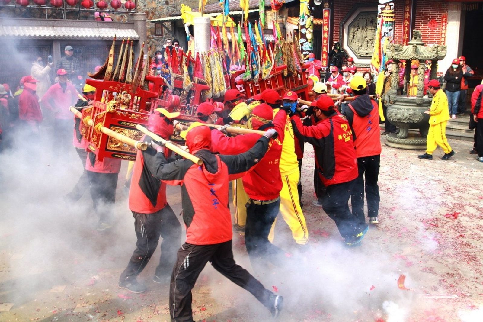 祭典期間馬祖四鄉五島熱鬧不已。(坂里境白馬尊王廟提供)