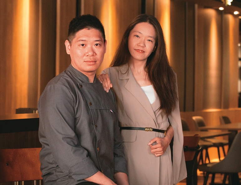 戴士傑(左)為支持妻子李易珊(右)推廣家鄉農產理念與對鄉土的熱愛,一起來到彰化創業。