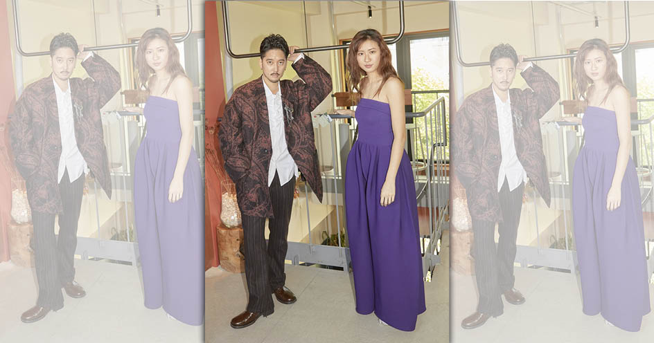 9m88與日本樂團WONK主唱長塚健斗展開跨國合作。（Numero Tokyo 提供）