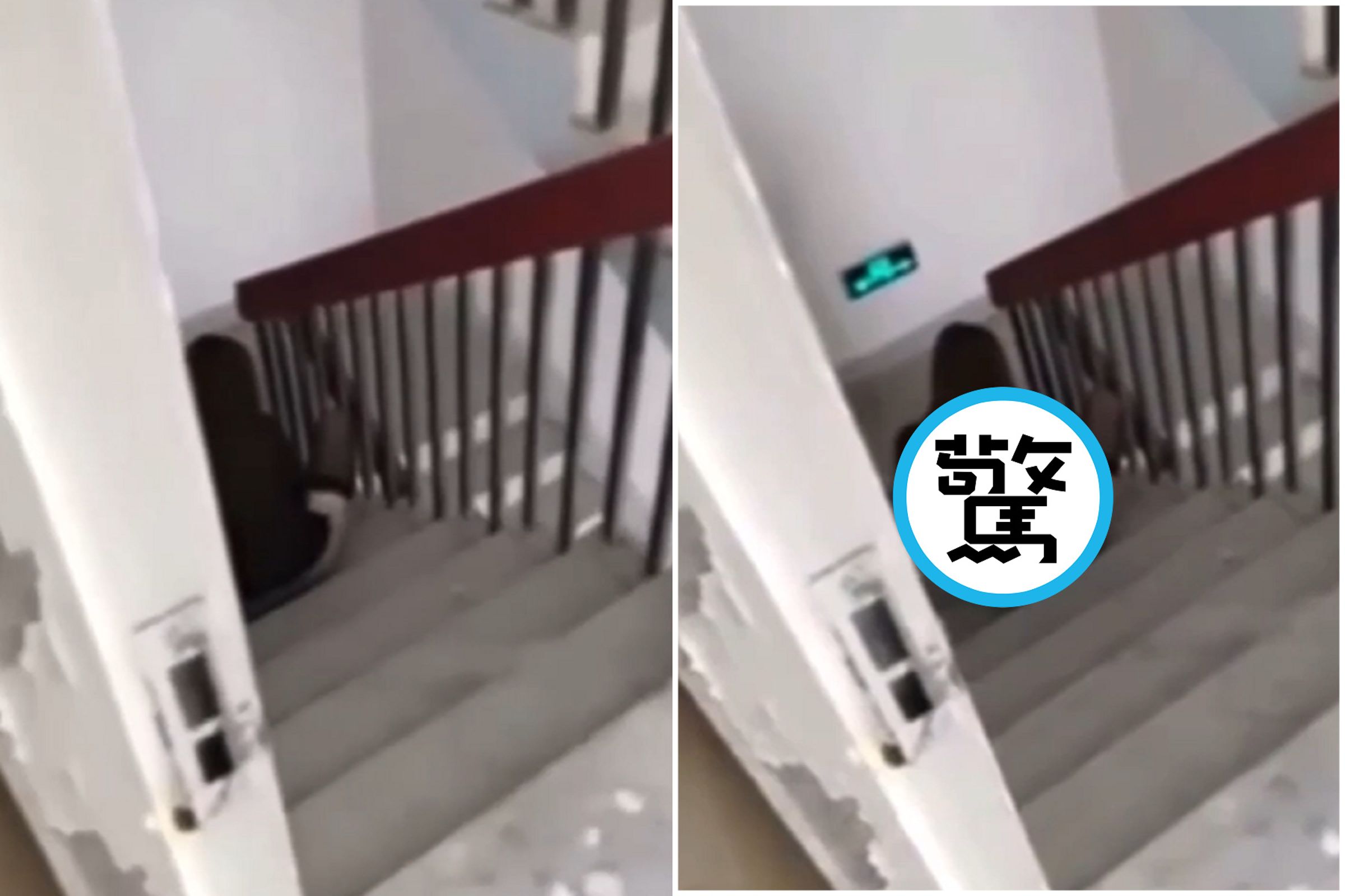 正妹沒公德心，占用公共通道開黃播！鄰居直擊18禁行為嚇壞。（翻自《吃瓜網》）