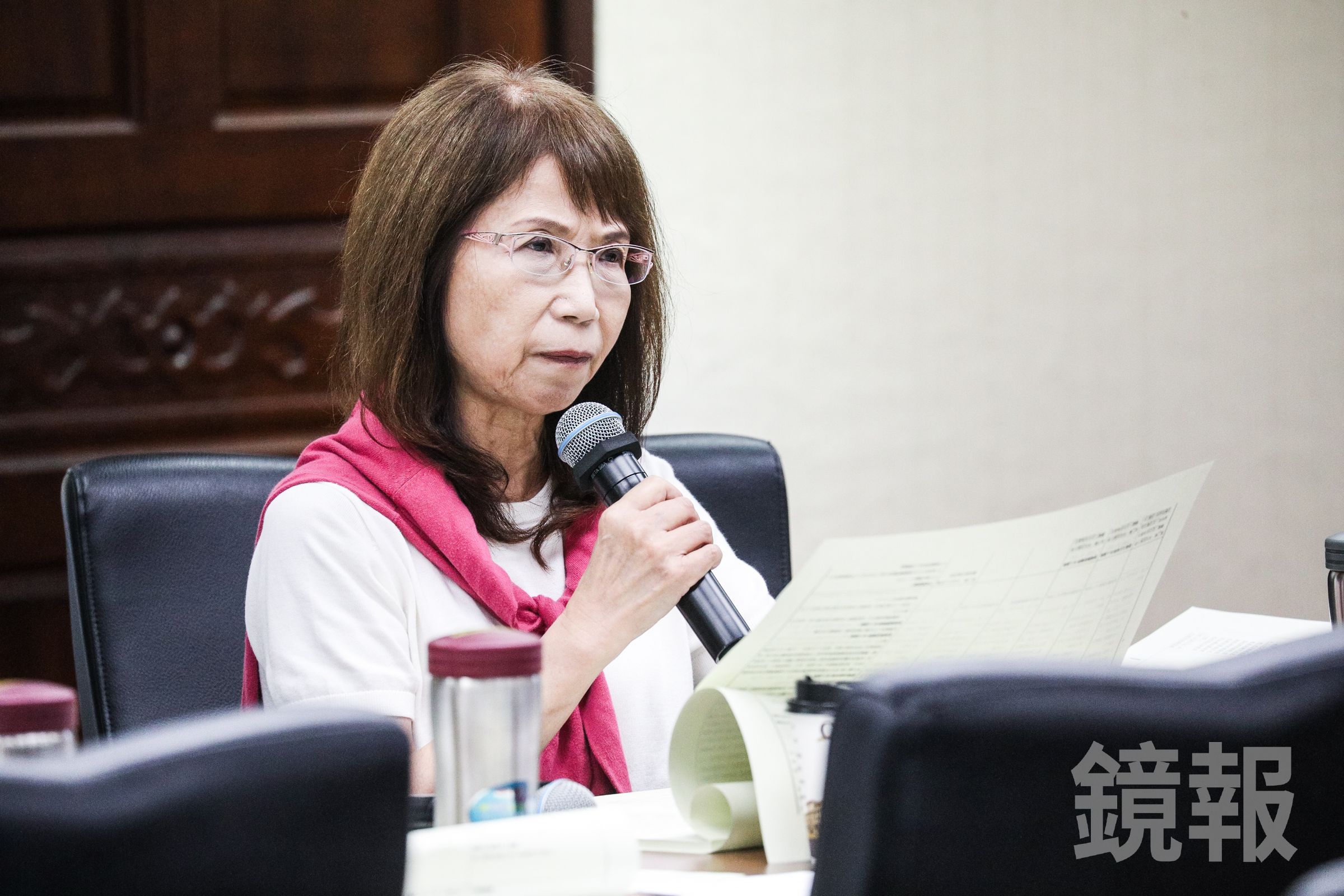 陳昭姿被點名插隊看診,她回應道歉了。(鏡報鄒保祥)