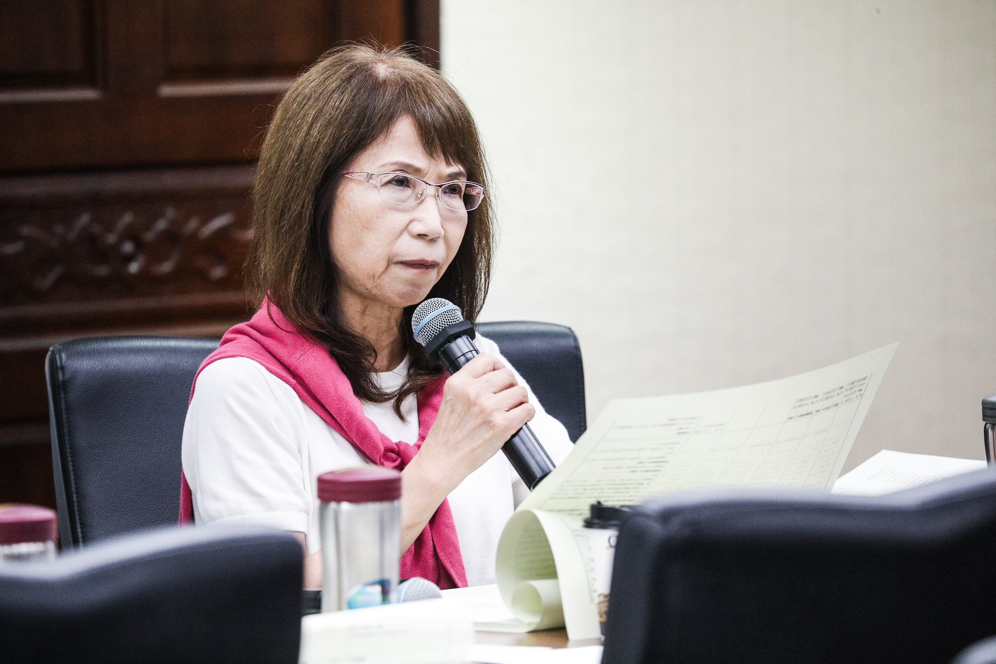 陳昭姿被點名插隊看診,她回應道歉了。(鏡報鄒保祥)