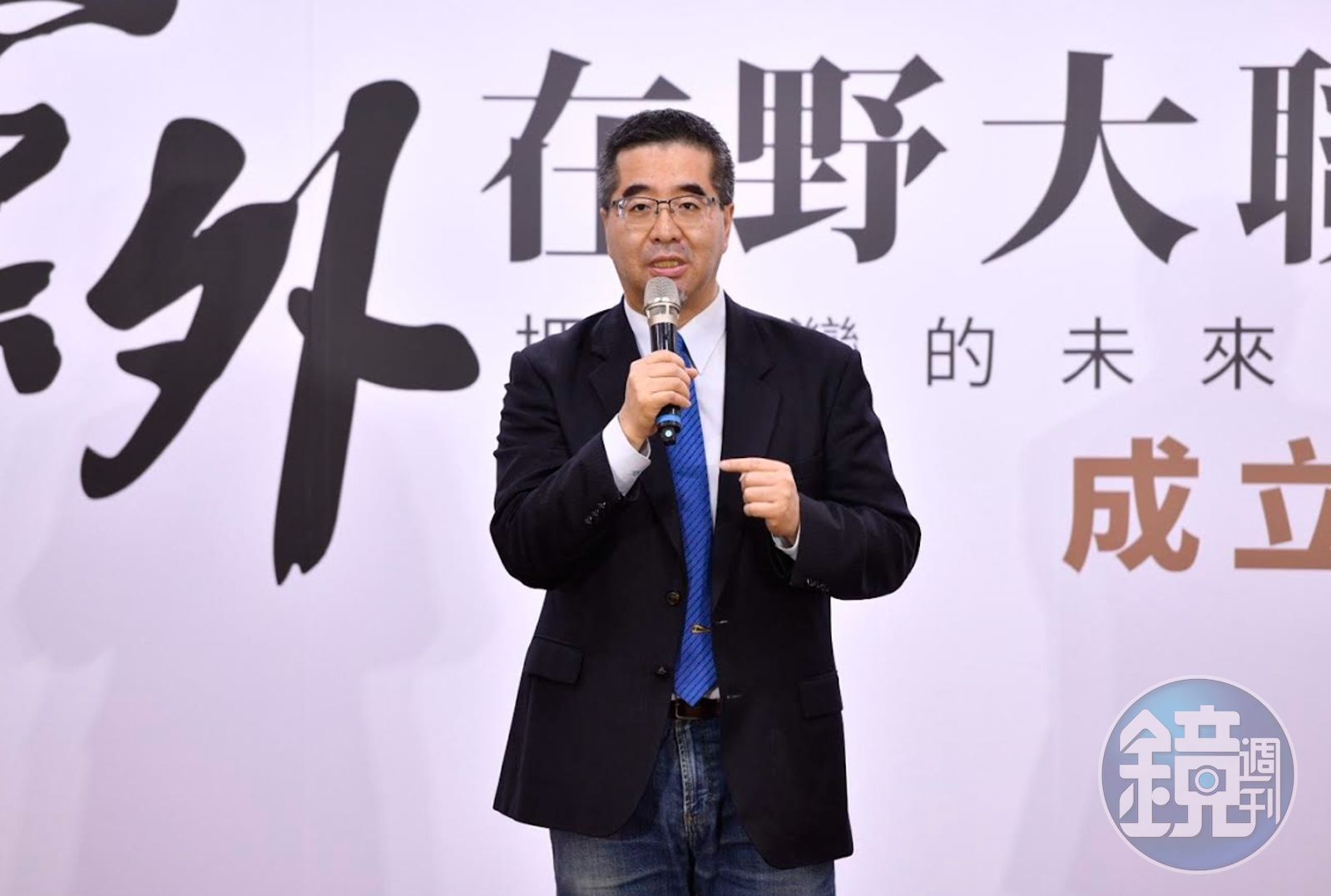 馬英九基金會執行長蕭旭岑。（鏡報新聞網提供）