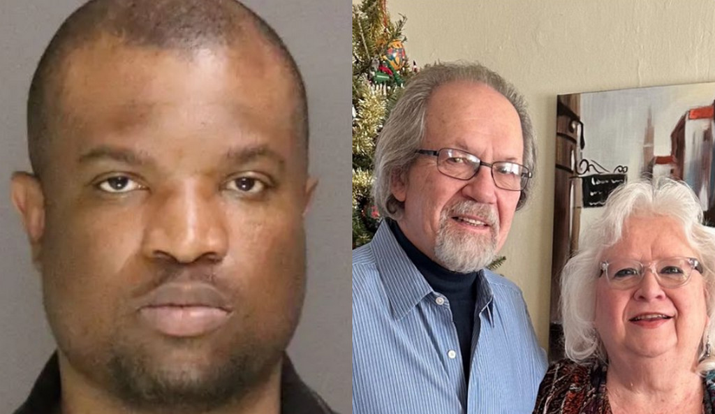 麥格里夫(圖左)假釋後,隨機犯案虐殺弗蘭克夫婦(圖右)。(翻攝X@EndWokeness)