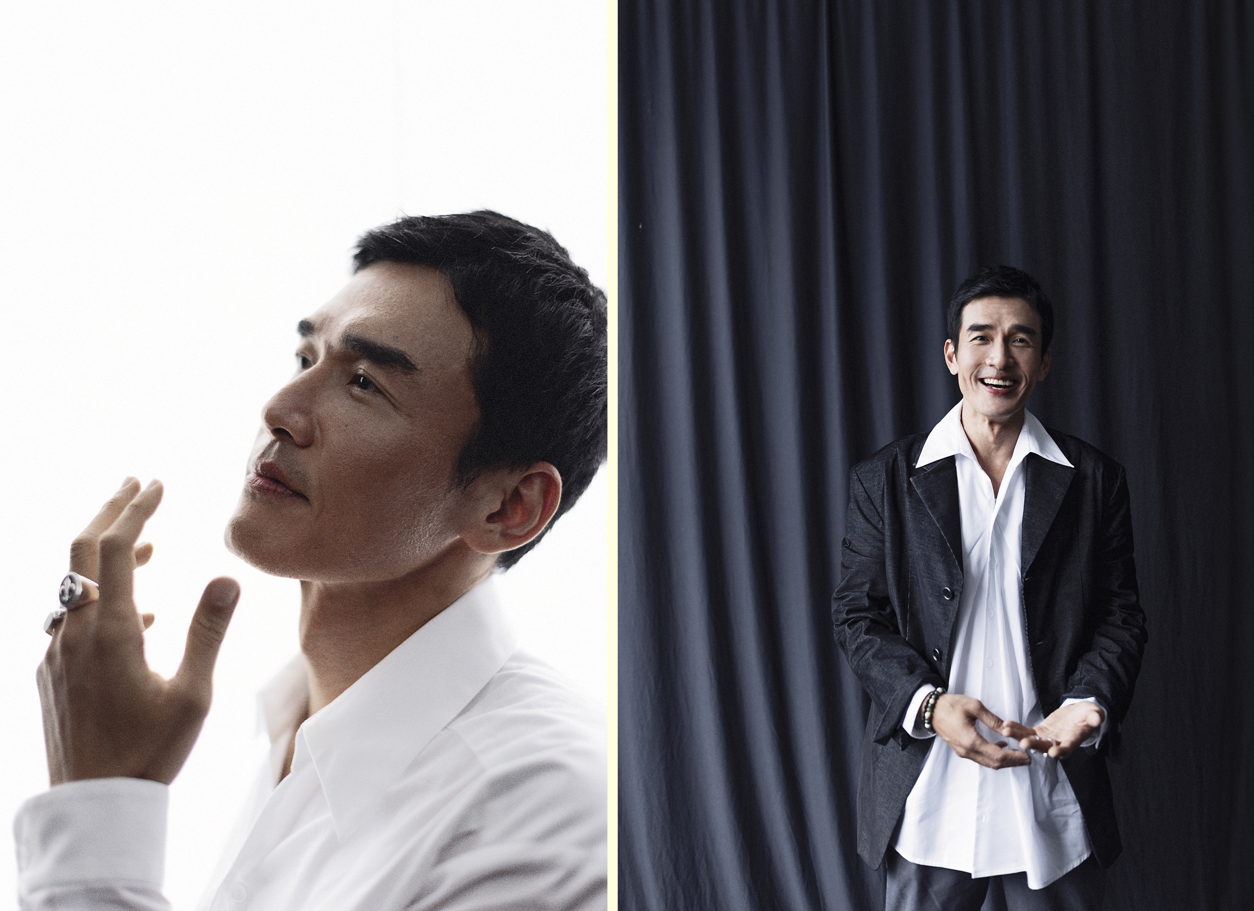 當楊一展綻開大大的笑容時，你可以感覺到，他正在拋掉心所執著，心態更輕盈了。