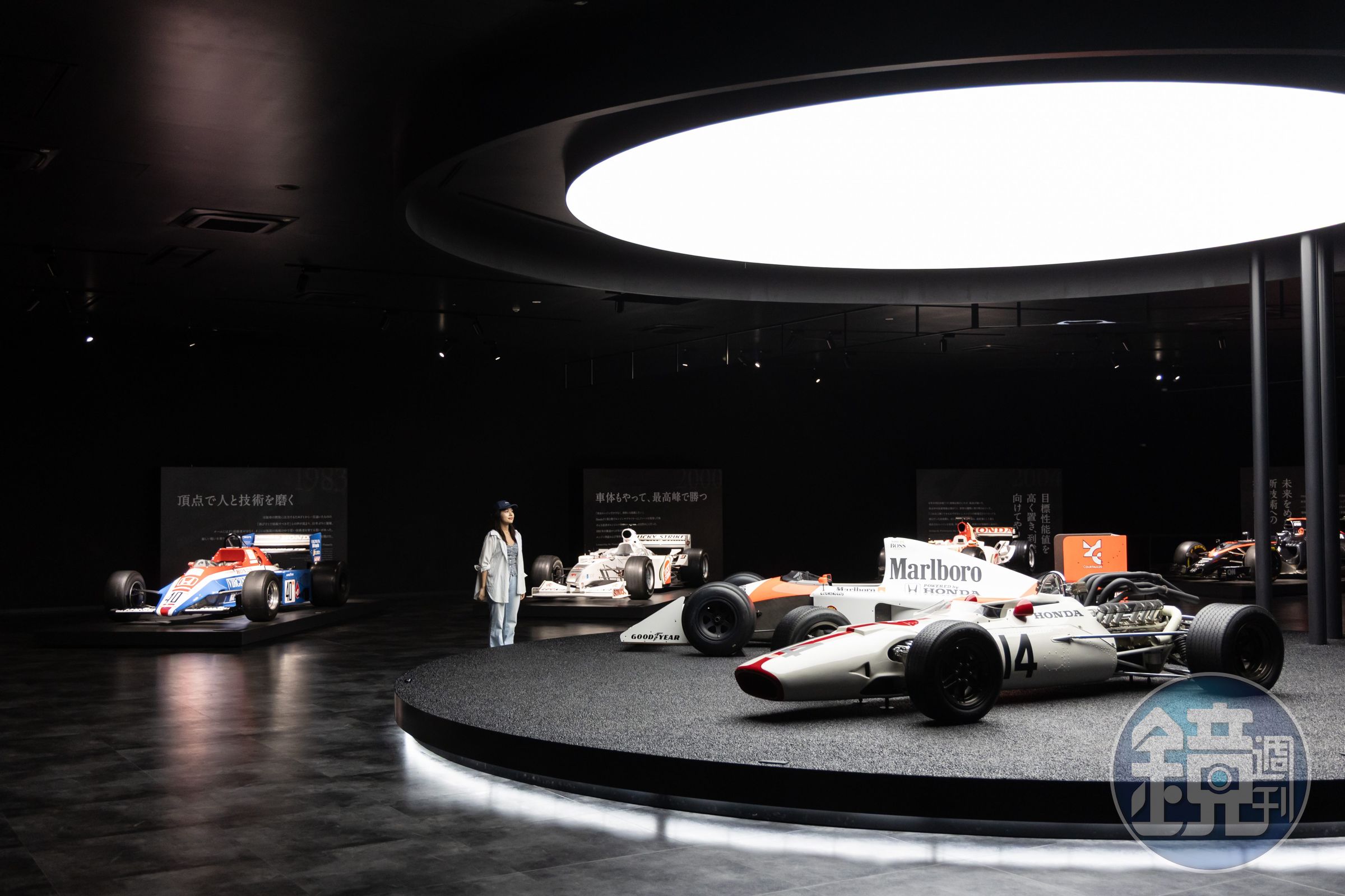 「Honda RACING展覽館」展出本田歷代帥氣賽車與經典引擎，帶領觀眾回顧賽道傳奇。