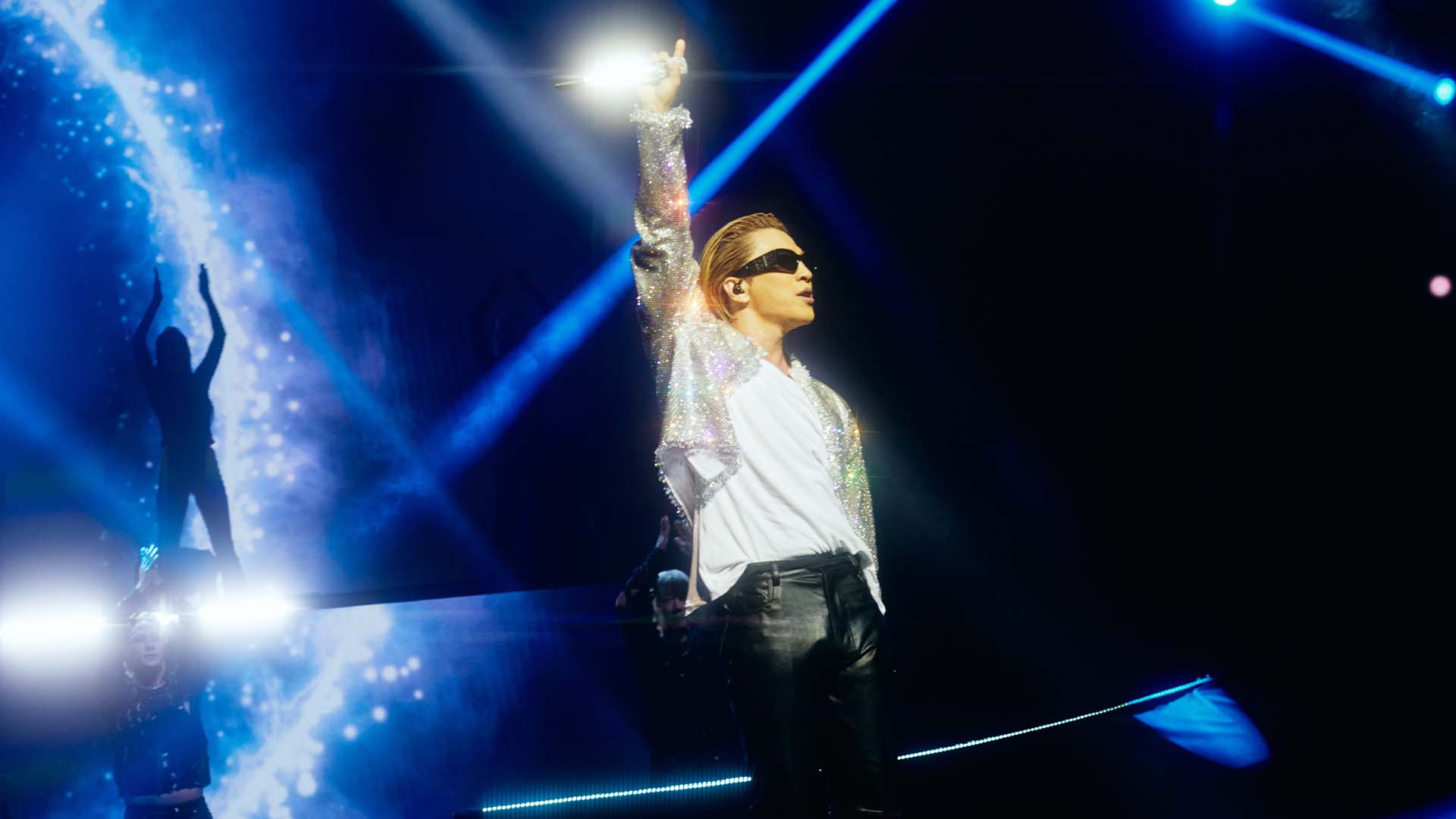 TAEYANG太陽周六（14日）在北流開唱，用中文告白台粉「我愛你」。（Live Nation提供）