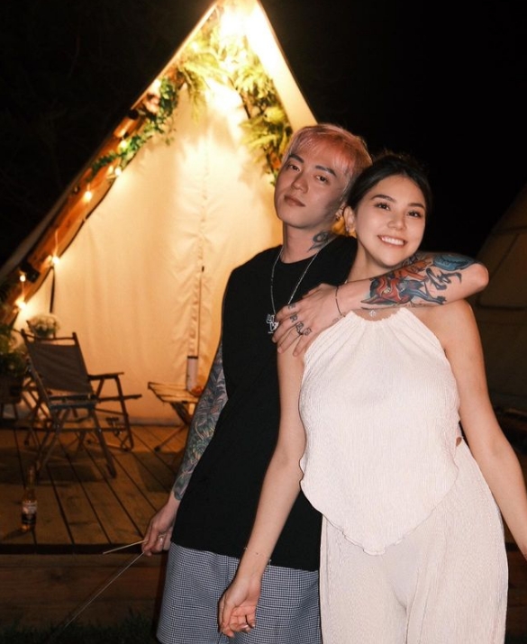 蕾菈以及老公湯宇爆出涉嫌持有並吸食大麻。(翻攝自蕾菈IG)