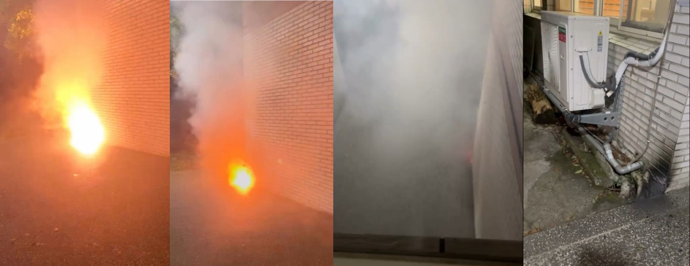 清華大學學生宿舍凌晨驚傳火警，現場伴隨濃煙與不明爆裂聲響，消防局獲報後緊急出動7個分隊前往救援，所幸火勢迅速被撲滅，未釀成重大傷亡。（翻攝自threads/money_0124_、j1117336）
