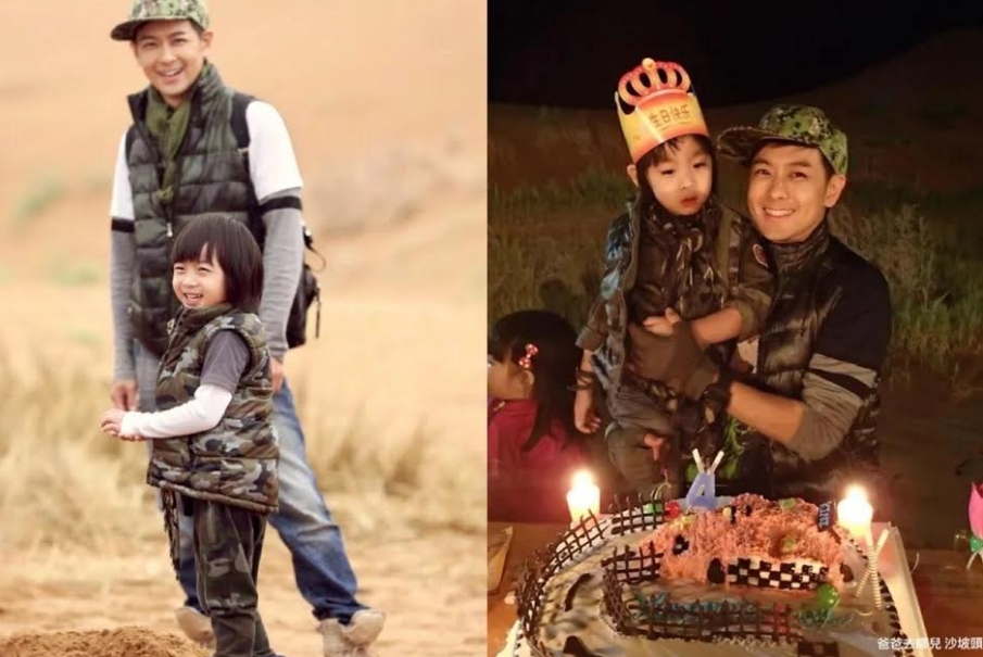 2013年，林志穎曾帶著年紀尚小的Kimi上中國大陸實境節目《爸爸去哪兒》。（翻攝自IG）