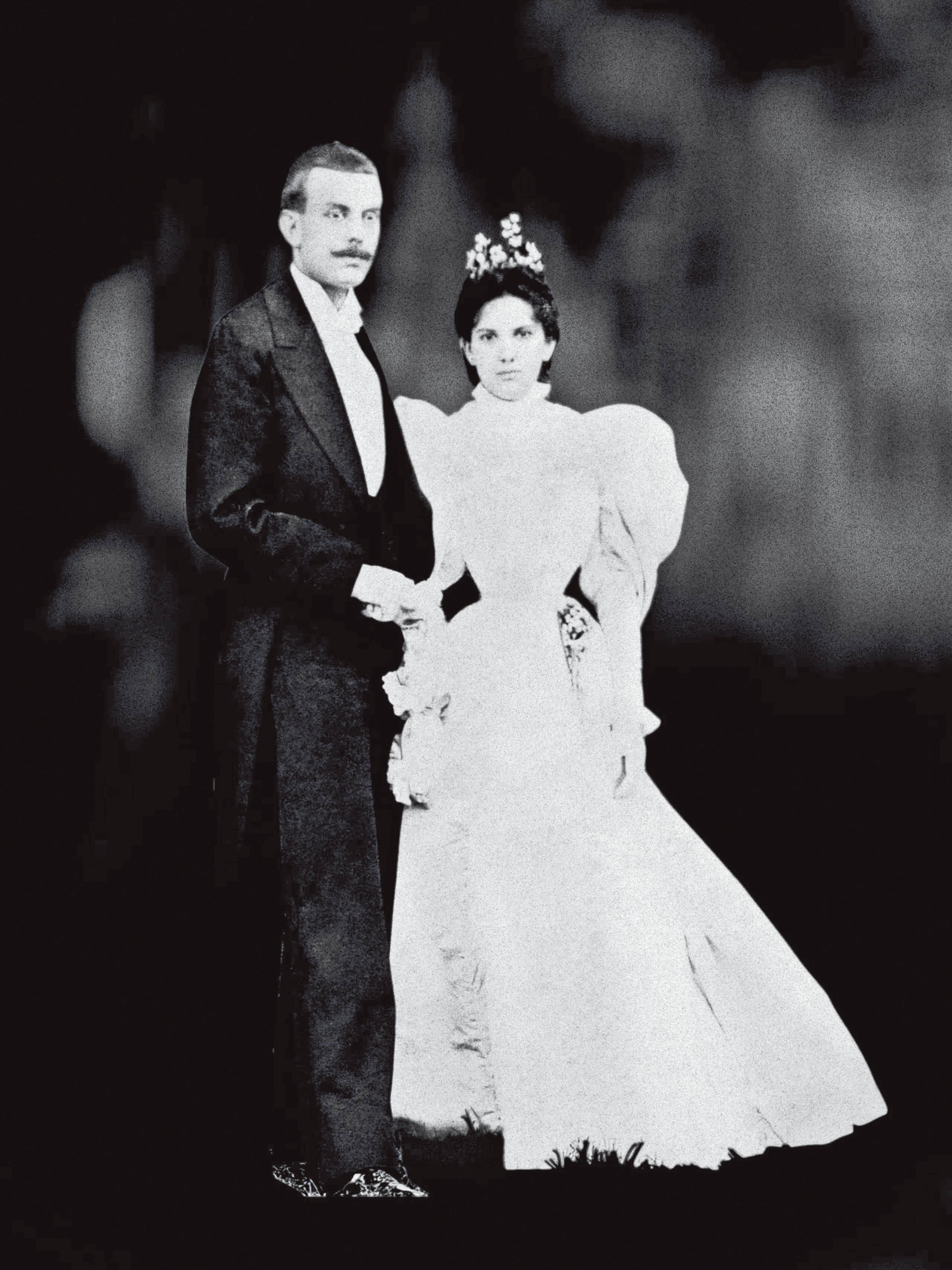 Van Cleef & Arpels的命名由來,是創辦人夫妻Alfred Van Cleef(左)與Estelle Arpels(右)的姓氏組合。(梵克雅寶提供)