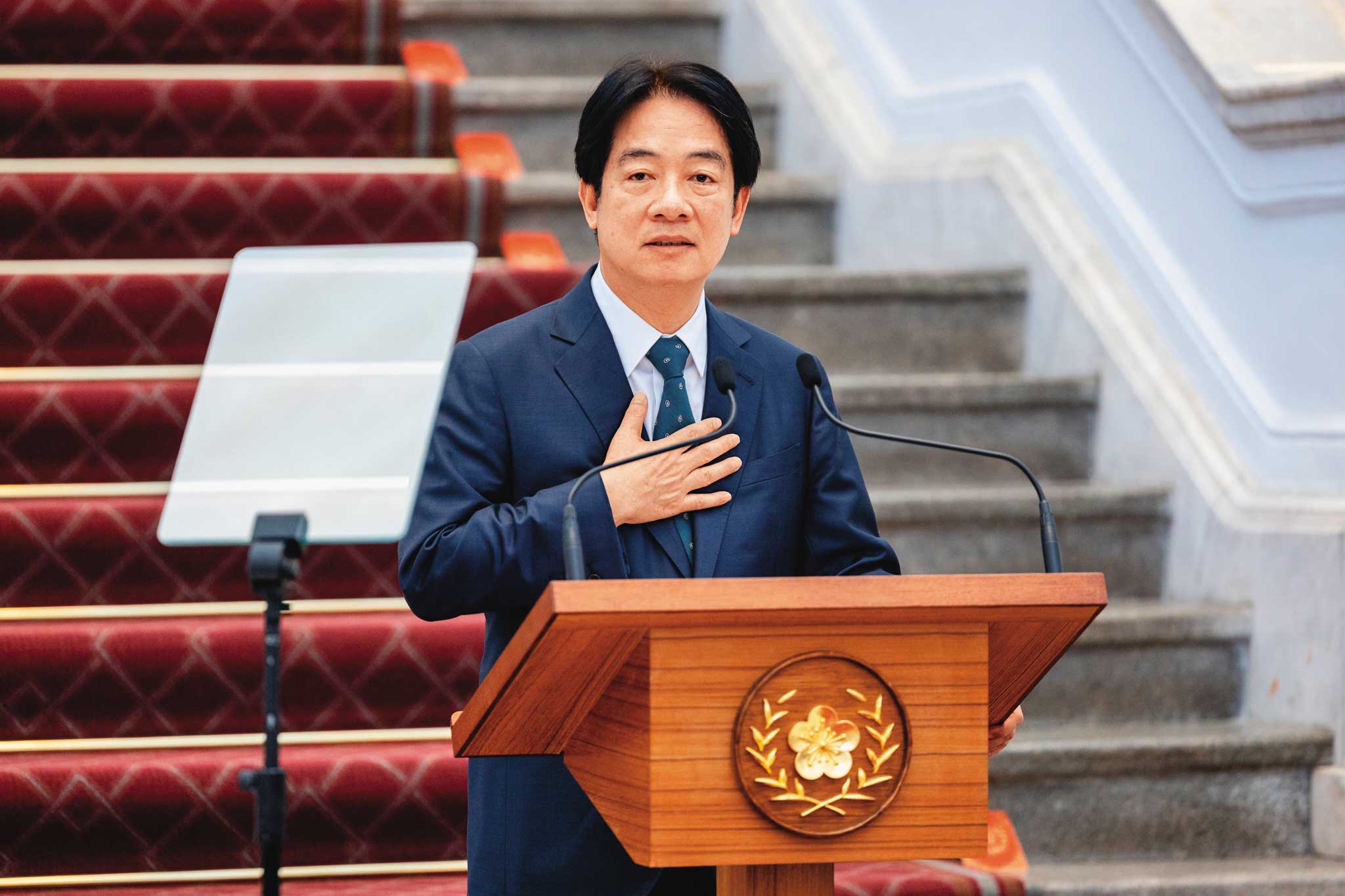 總統賴清德強調，未經審慎評估、討論的法律，可能對國家憲政運作、人民權利保障造成不良後果。（總統府提供）
