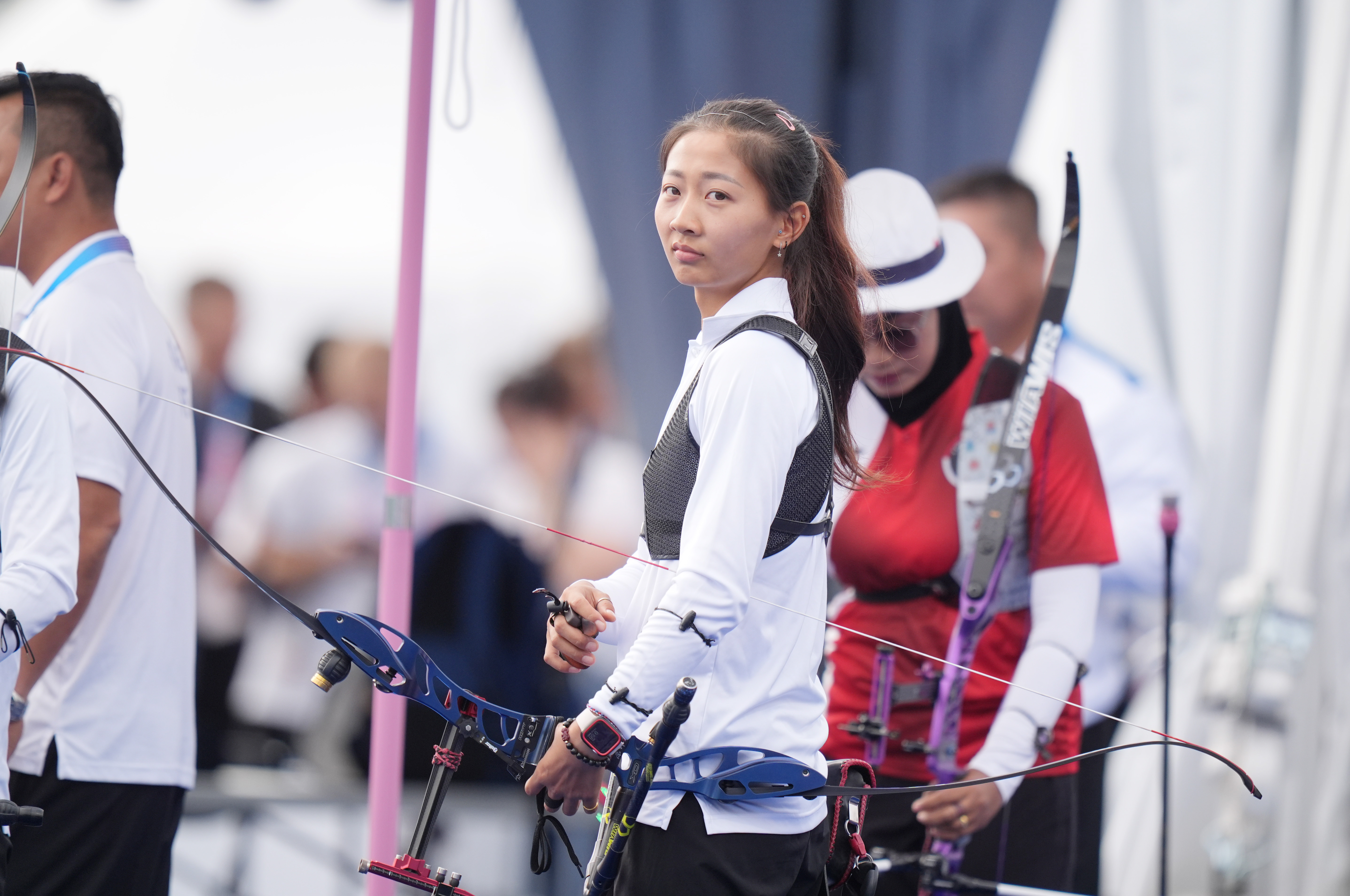 邱意晴今日登場射箭女單賽事。（中華奧會提供）