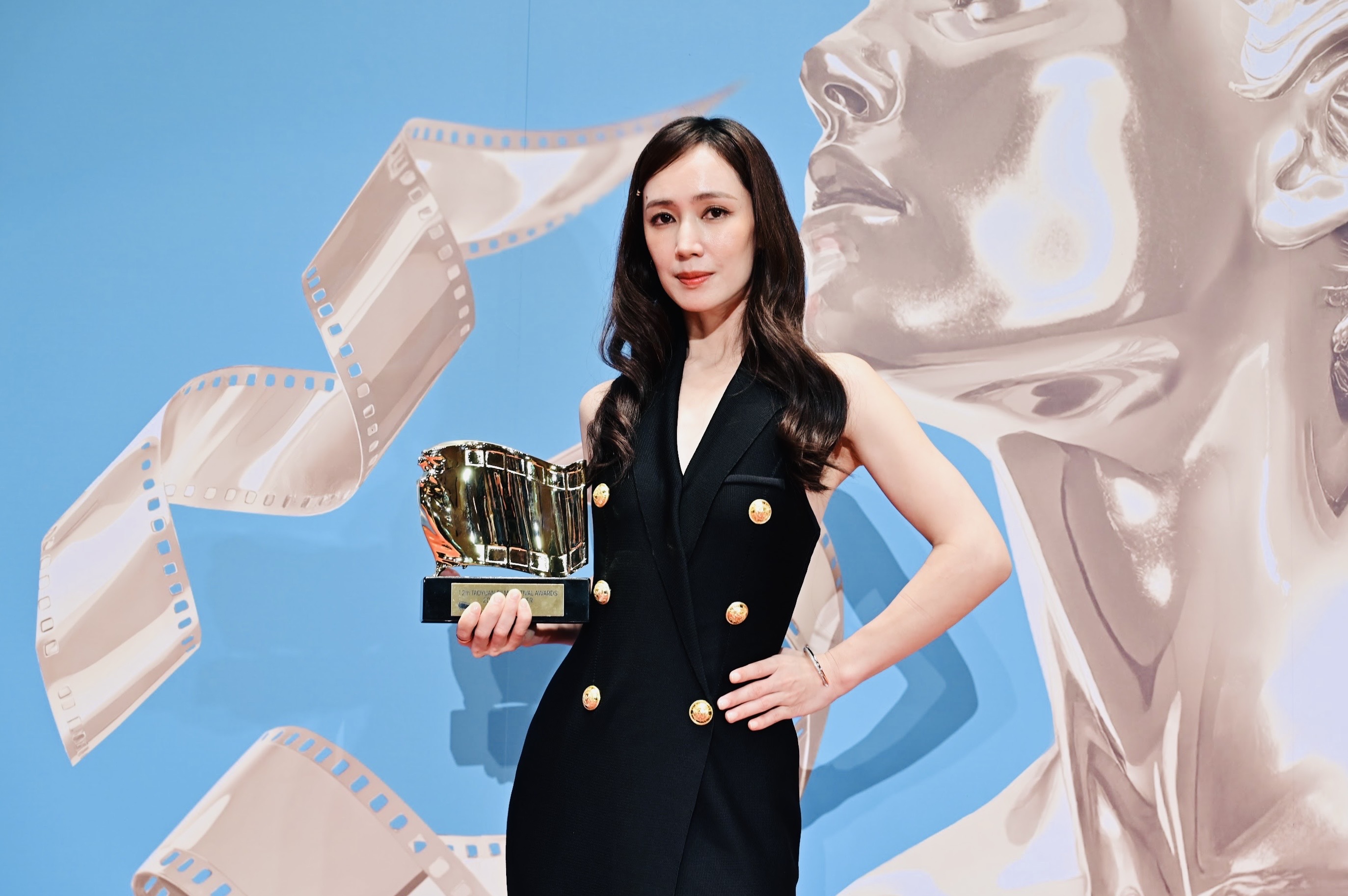 小薰身為本屆桃影評審，自己也有作品角逐，可說「評審兼選手」，但她表示自己會迴避。（桃園電影節提供）