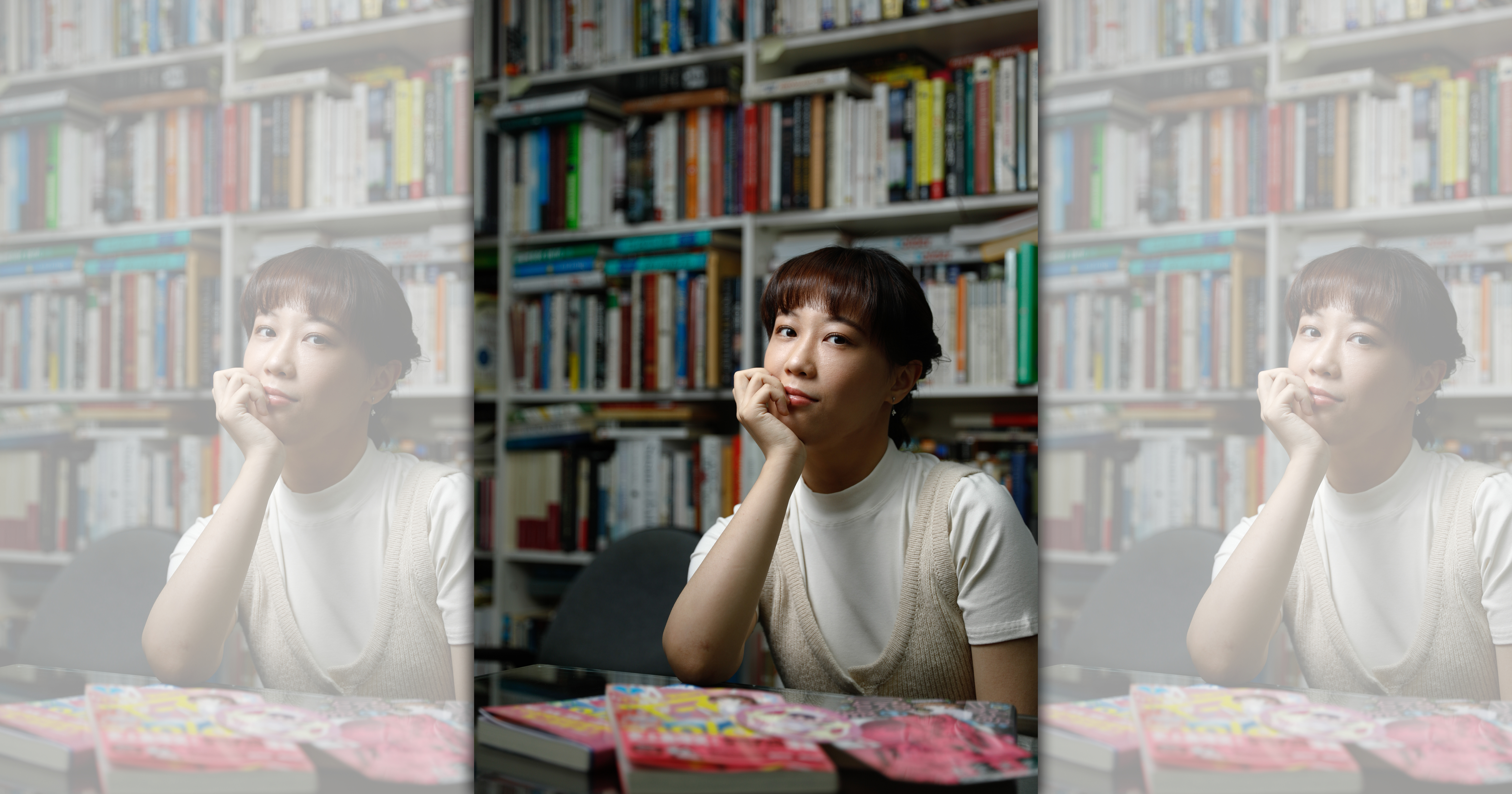 比起嚴肅題材，穀子更喜歡畫搞笑漫畫。