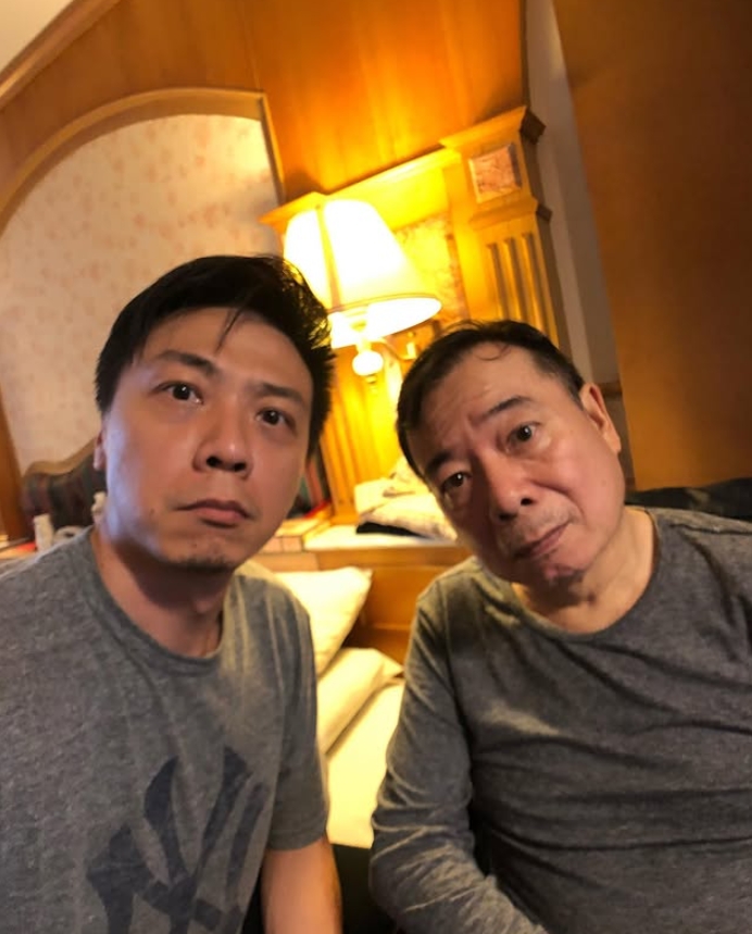廖峻中風住院期間，家事紛紛擾擾鬧上新聞版面。（翻攝自廖錦德IG）